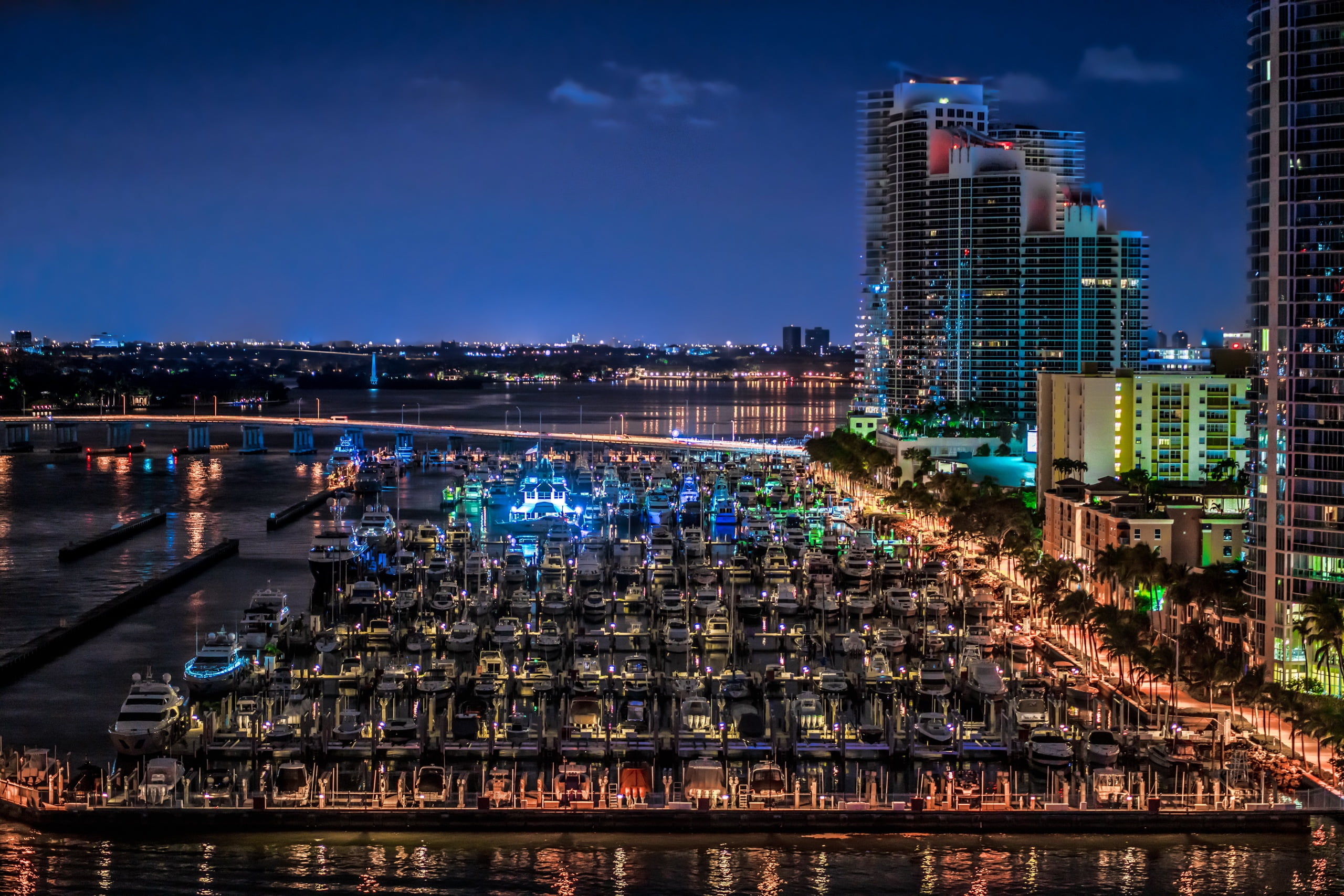Florida, Miami Beach, 2K, South Point, HD Wallpaper