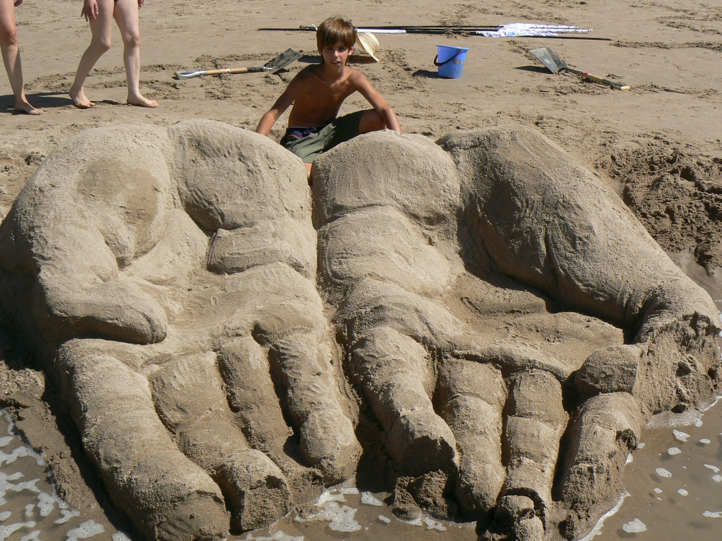 travel Locations, childhood, Beach Sand, leisure activity, day, beach, real people, sandcastle, Beach, summer, Hands, shirtless, child, Sand, lifestyles, HD Wallpaper