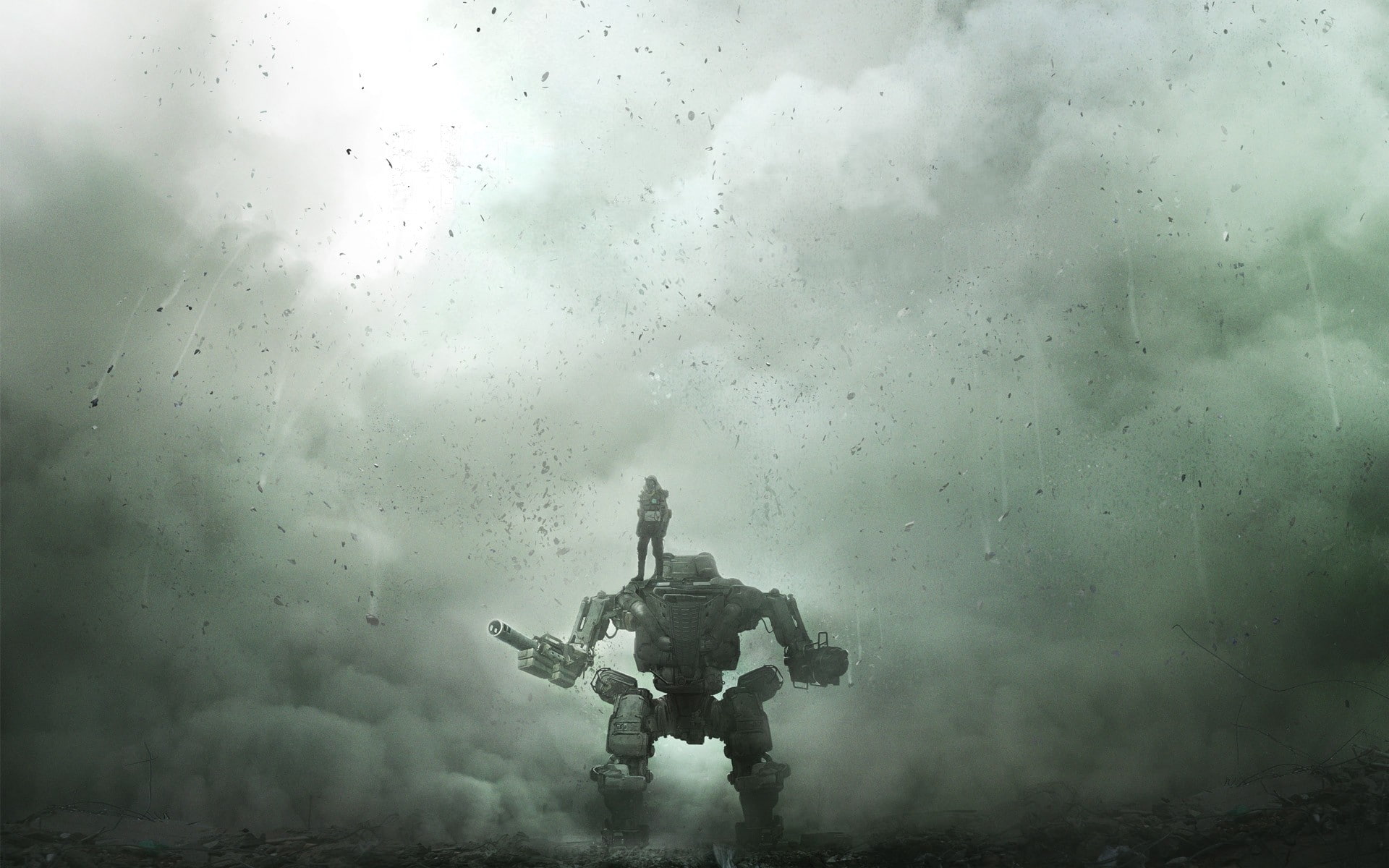 machine, hd, debris, video games, mech, hawken, 1080P, HD Wallpaper