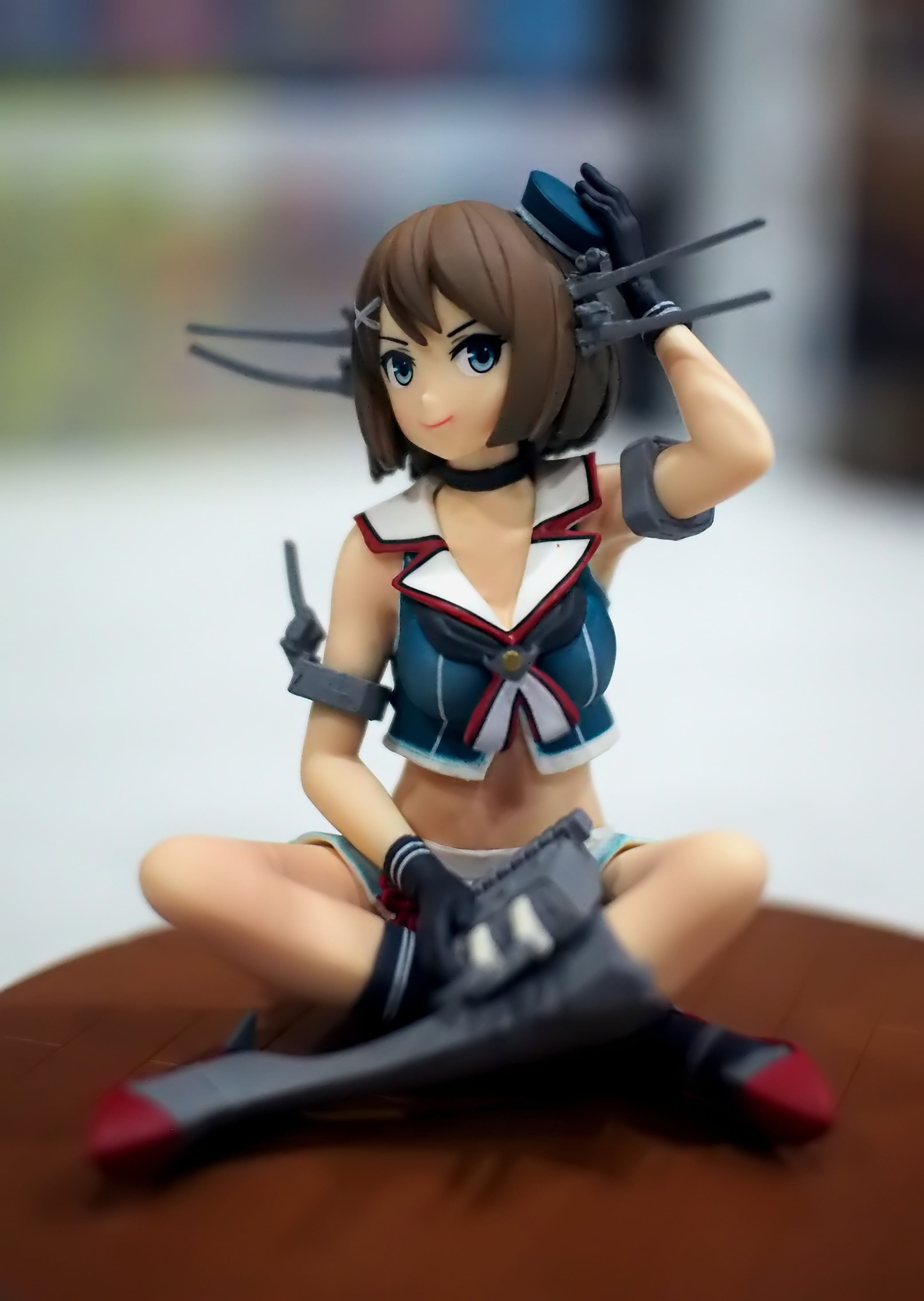 focus on foreground, television, anime, lifestyles, collection, japanese, beautiful woman, female, kantai, 4K, women, figurine, lady, cartoon, females, Phone HD Wallpaper
