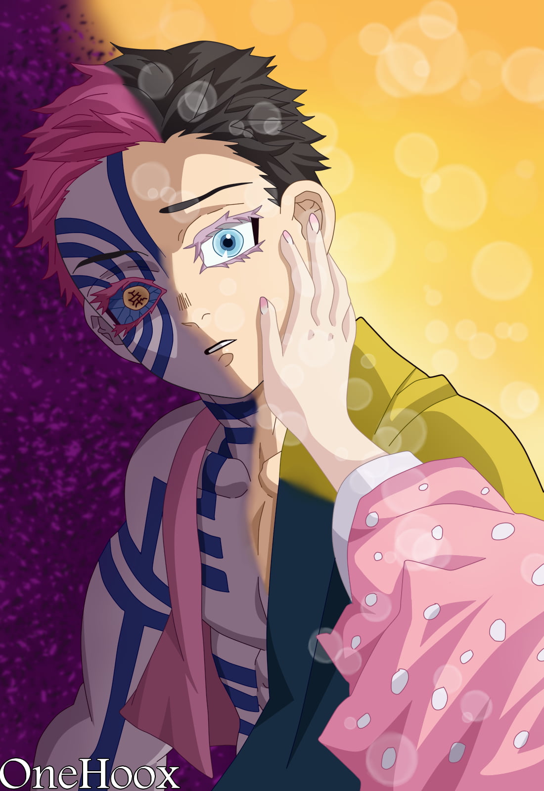 720P, anime tv series, Kimetsu no Yaiba, Phone HD Wallpaper