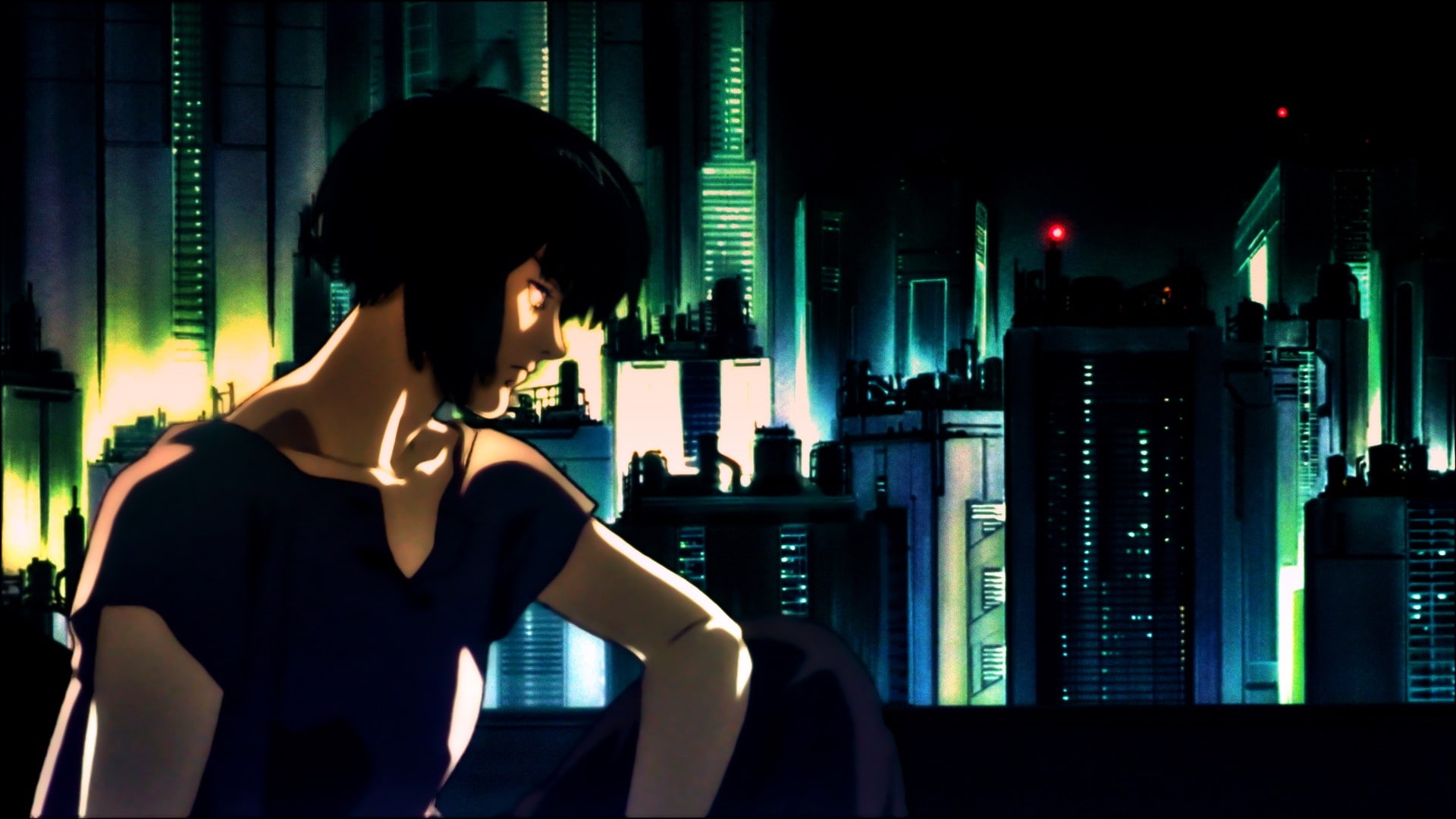 1080P, cyberpunk, future, art, film, hd, video, entertainment, animated, kusanagi, ani, cityscapes, women, futuristic, movies, series, tv, motoko, games, HD Wallpaper