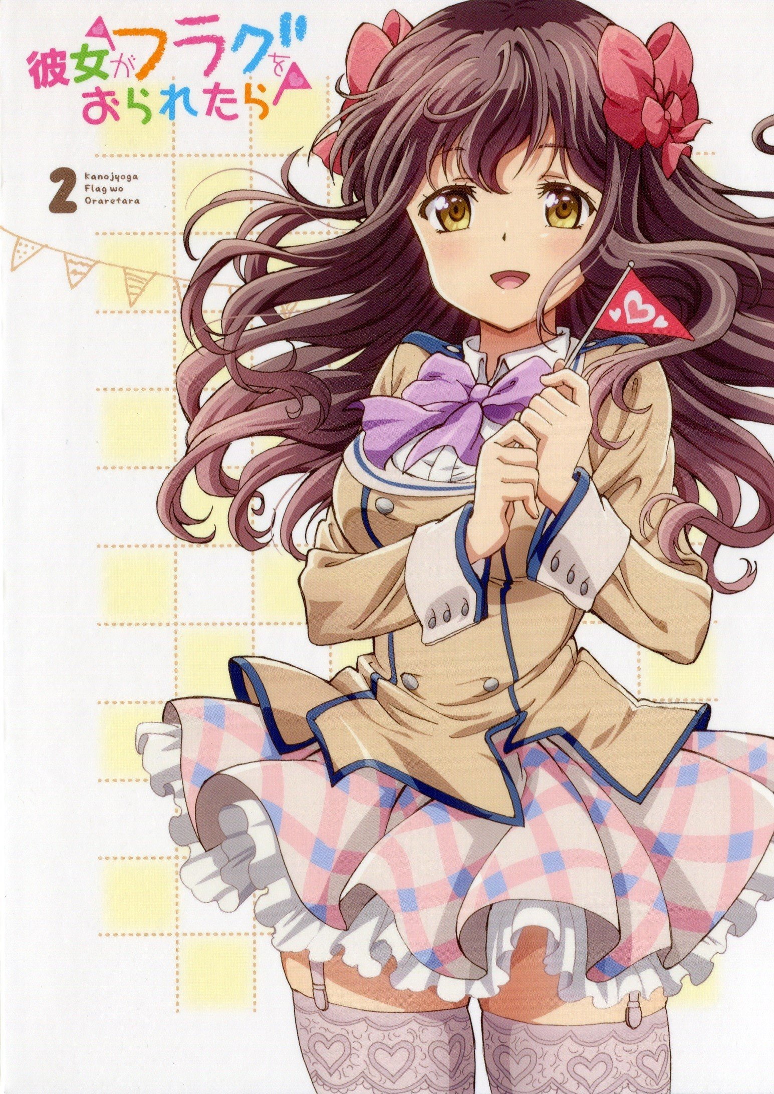 1080P, Anime Girls, Kanojo ga Flag wo Oraretara, Mahōgasawa Akane, Phone HD Wallpaper