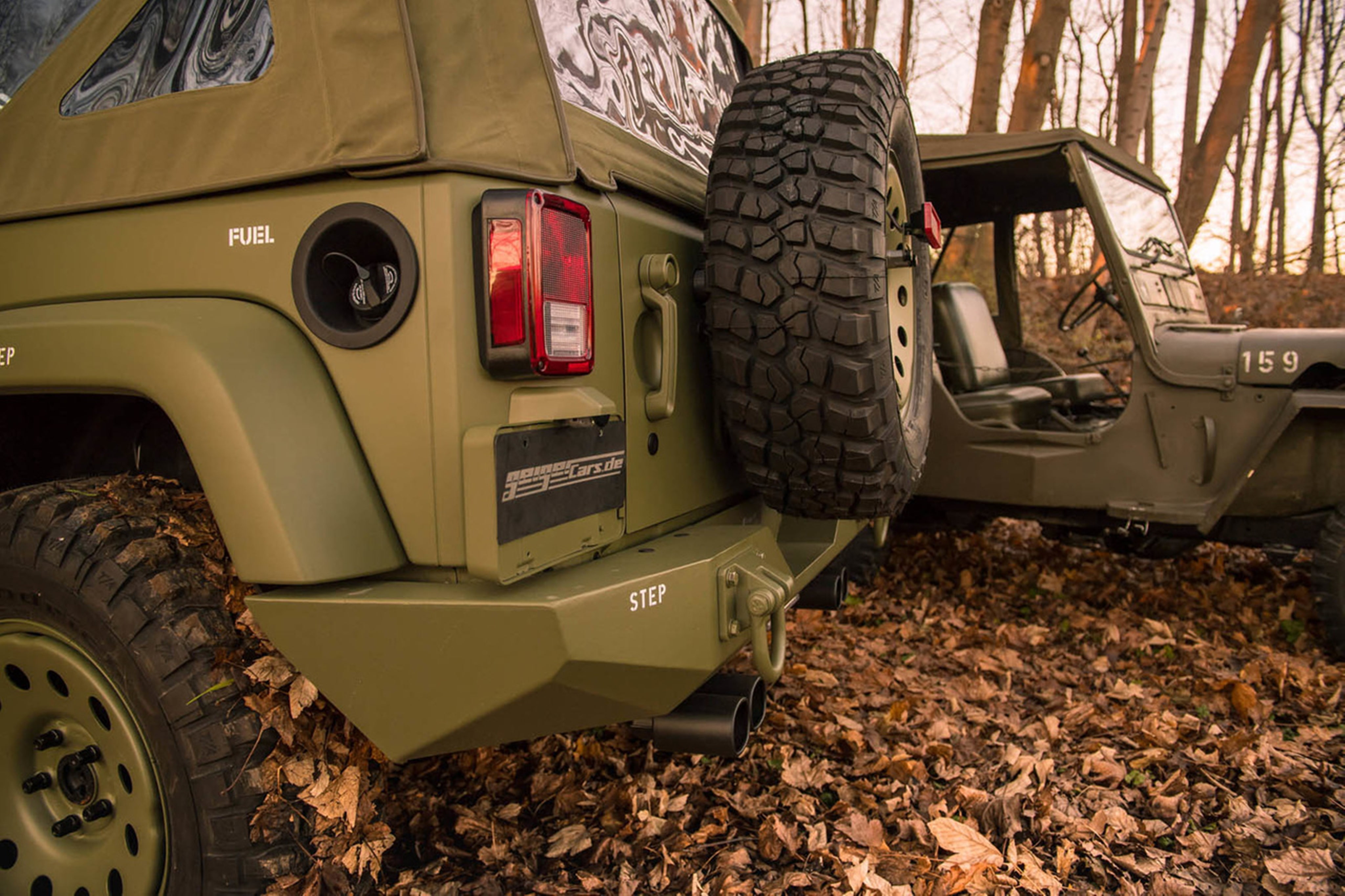 tuning, (jk), jeep, 2017, wrangler, military, geiger-willys, 4K, 4x4, HD Wallpaper