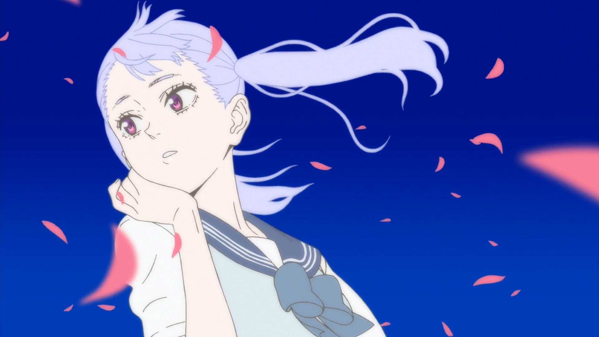 blue background, Black Clover, anime girls, 1080P, anime, HD Wallpaper