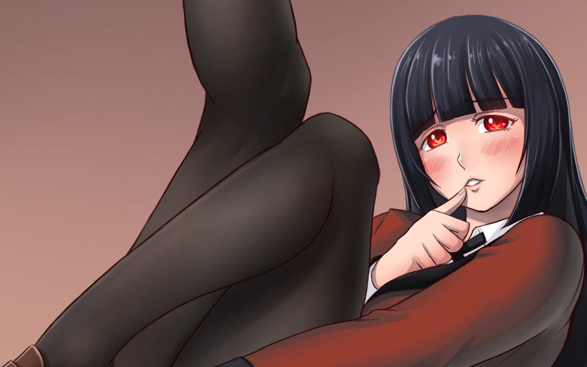 Kakegurui, 1080P, Anime, Yumeko Jabami, HD Wallpaper