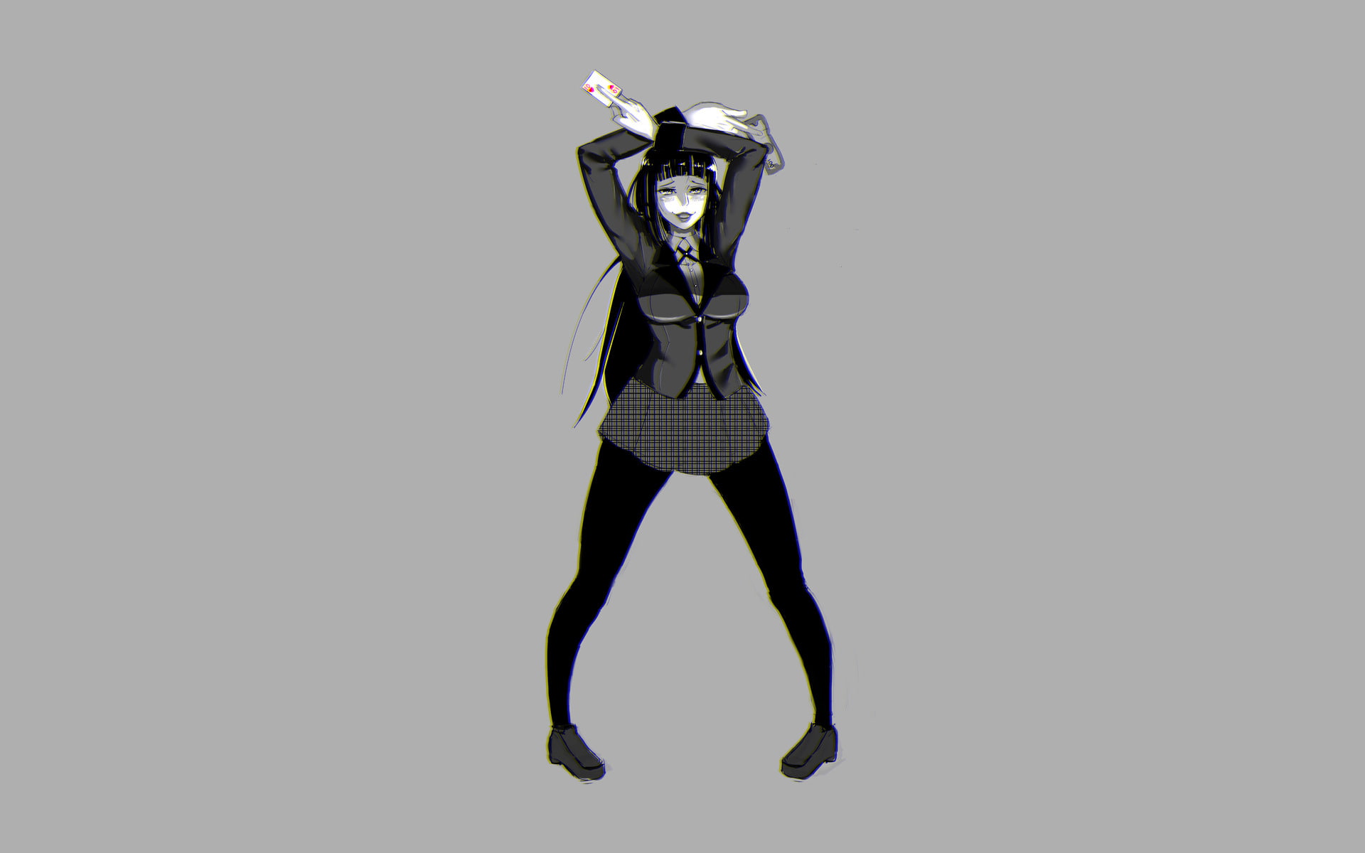 1080P, Anime, Kakegurui, Yumeko Jabami, HD Wallpaper