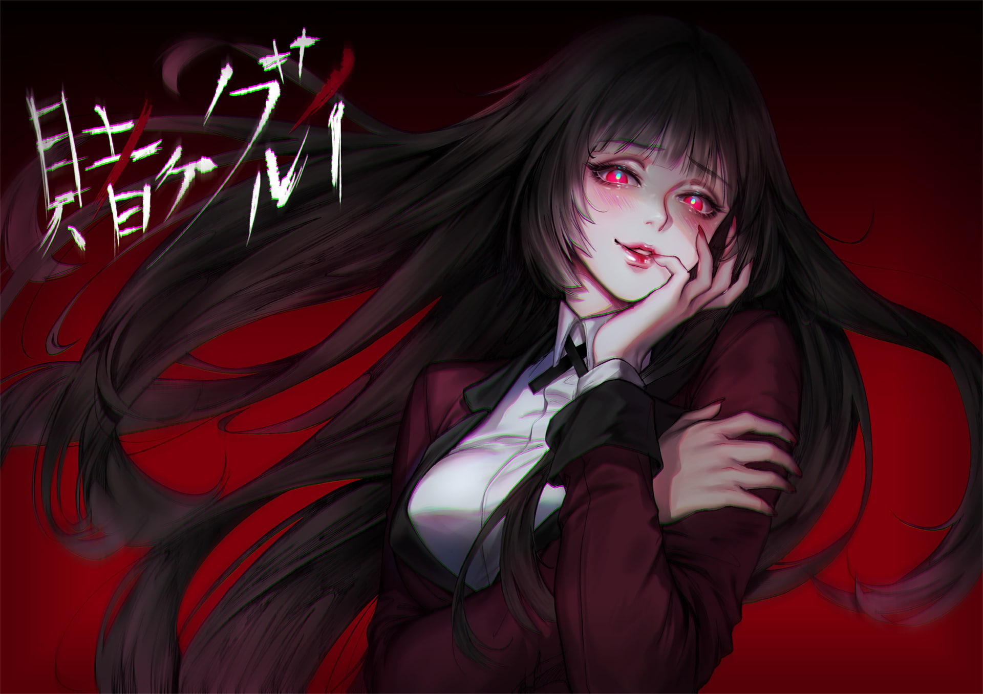 Anime, Yumeko Jabami, Kakegurui, 1080P, HD Wallpaper
