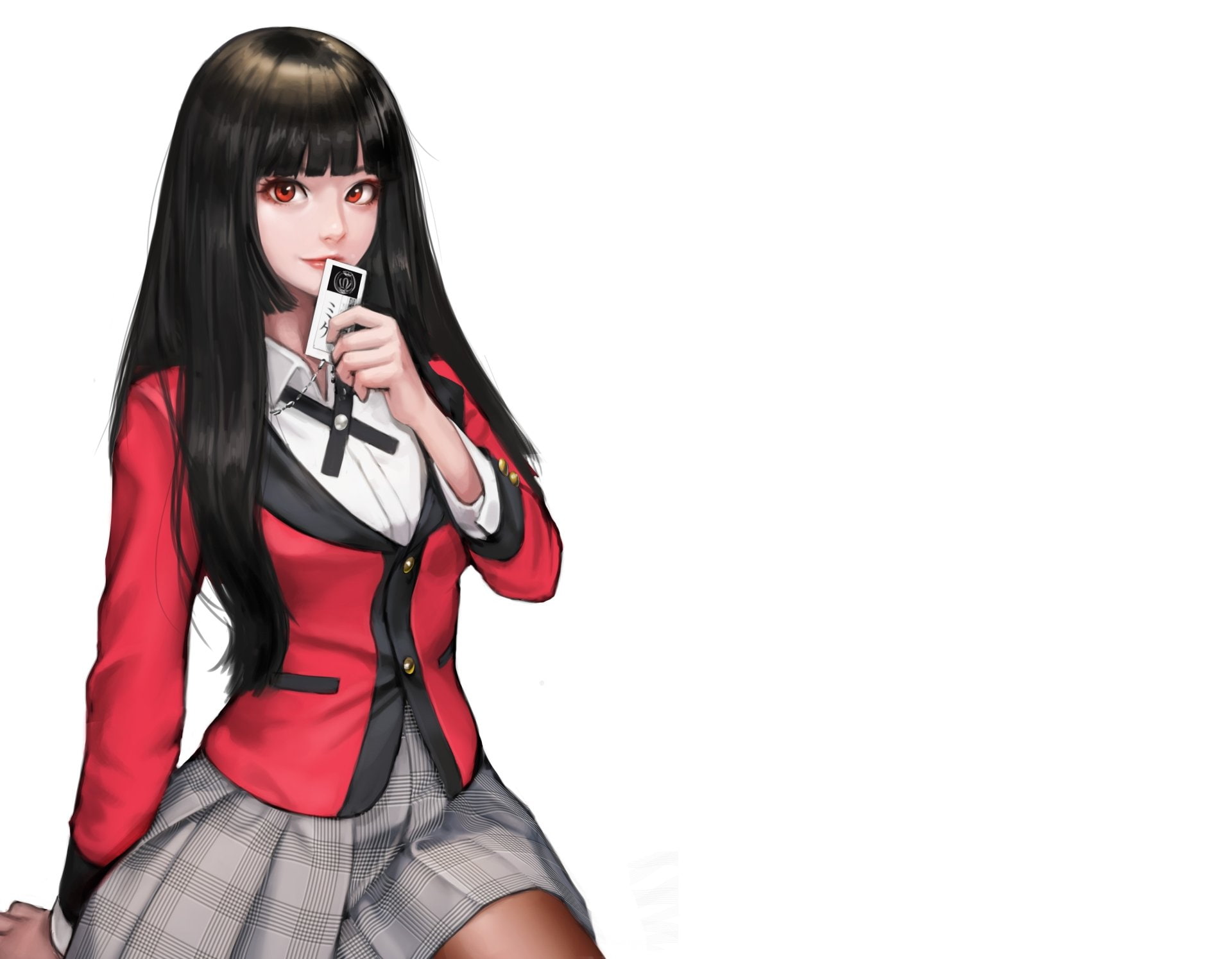 Anime, 1080P, Kakegurui, Yumeko Jabami, HD Wallpaper