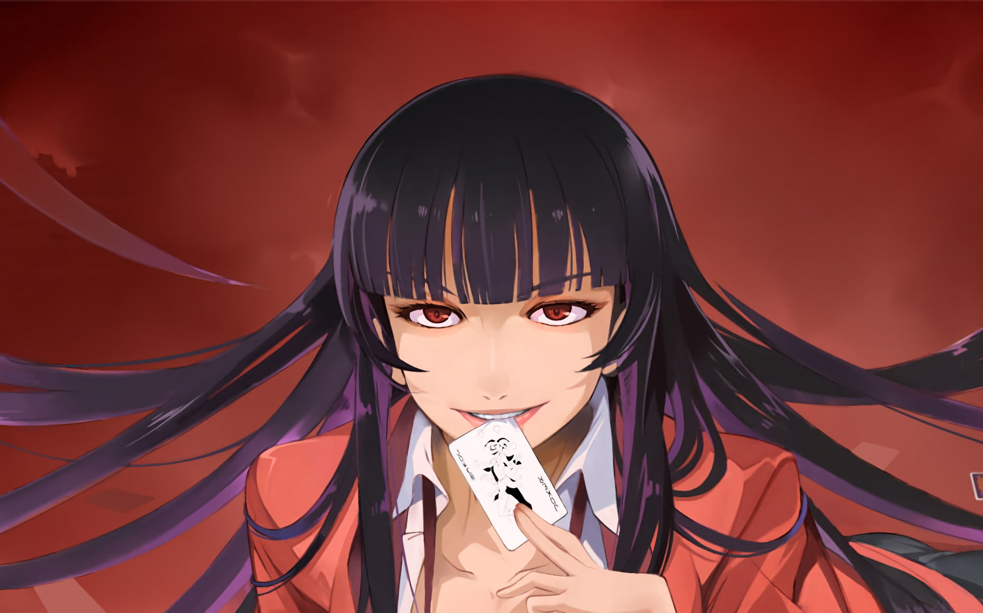Anime, Kakegurui, Yumeko Jabami, 1080P, HD Wallpaper