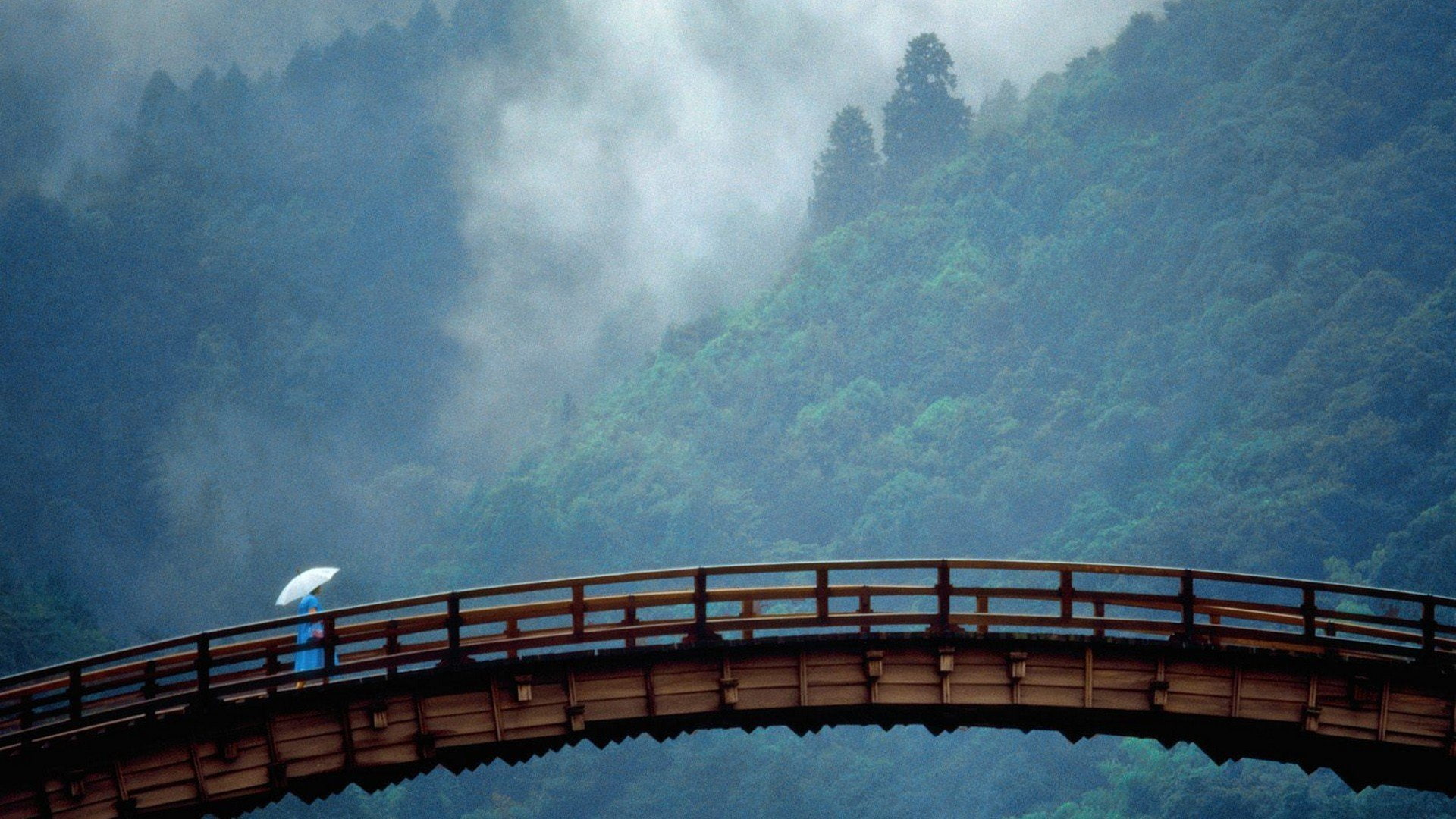 1080P, bridge, japan, kintai, yamaguchi, prefecture, HD Wallpaper