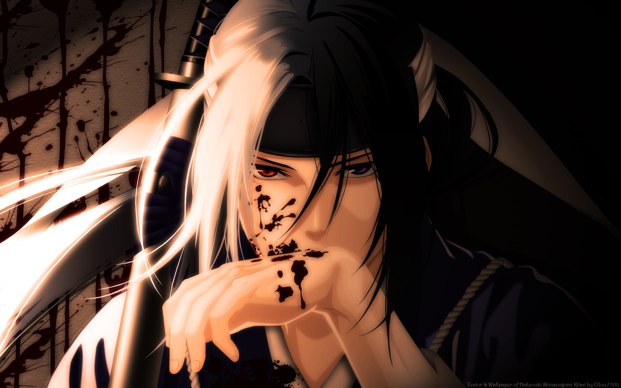 kitan, hajime, hakuouki, 2K, shinsengumi, saitou, HD Wallpaper