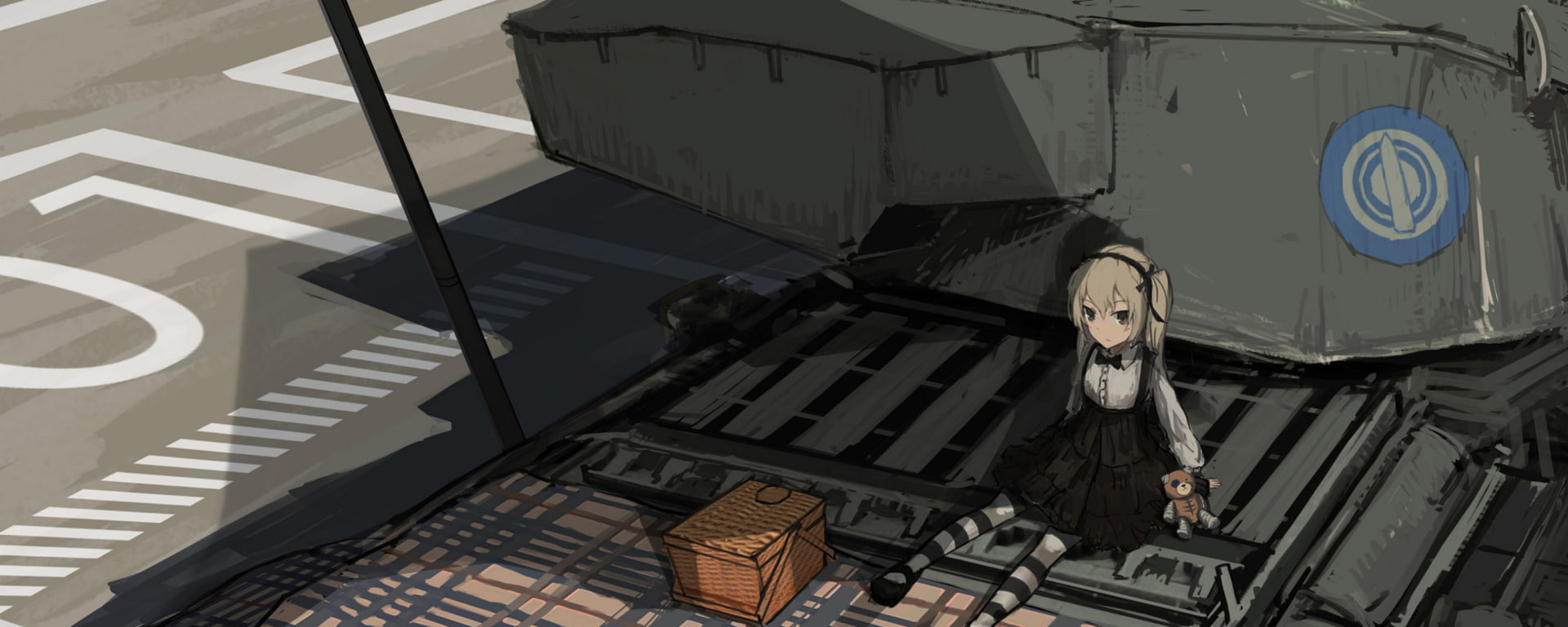 1080P, Anime, Girls und Panzer, Alice Shimada, HD Wallpaper