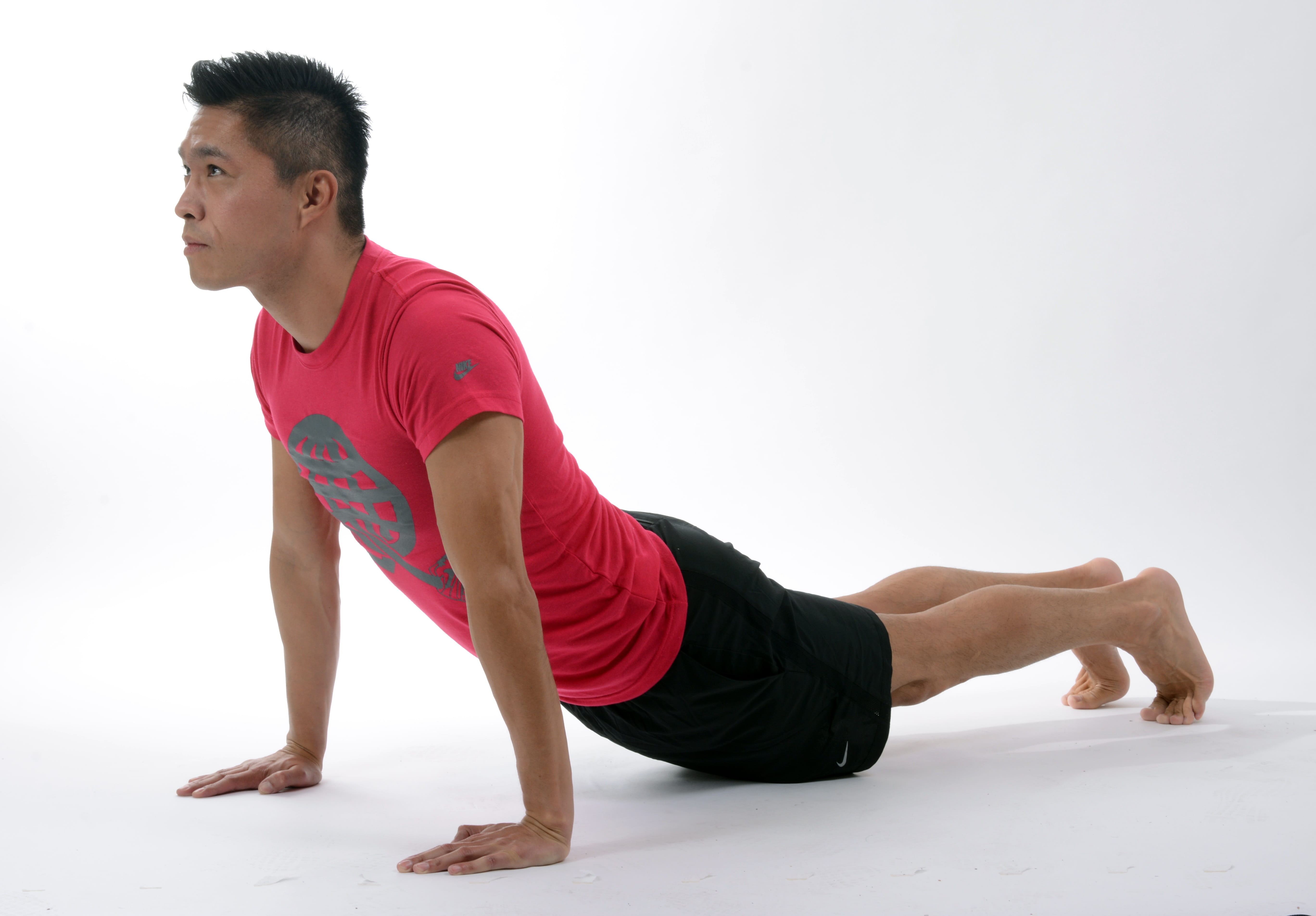 mid adult, young men, side view, body man, stretching, sleeved, mature adult, fitness, sport, looking away, looking, one person, clothing, asian, adult, HD Wallpaper