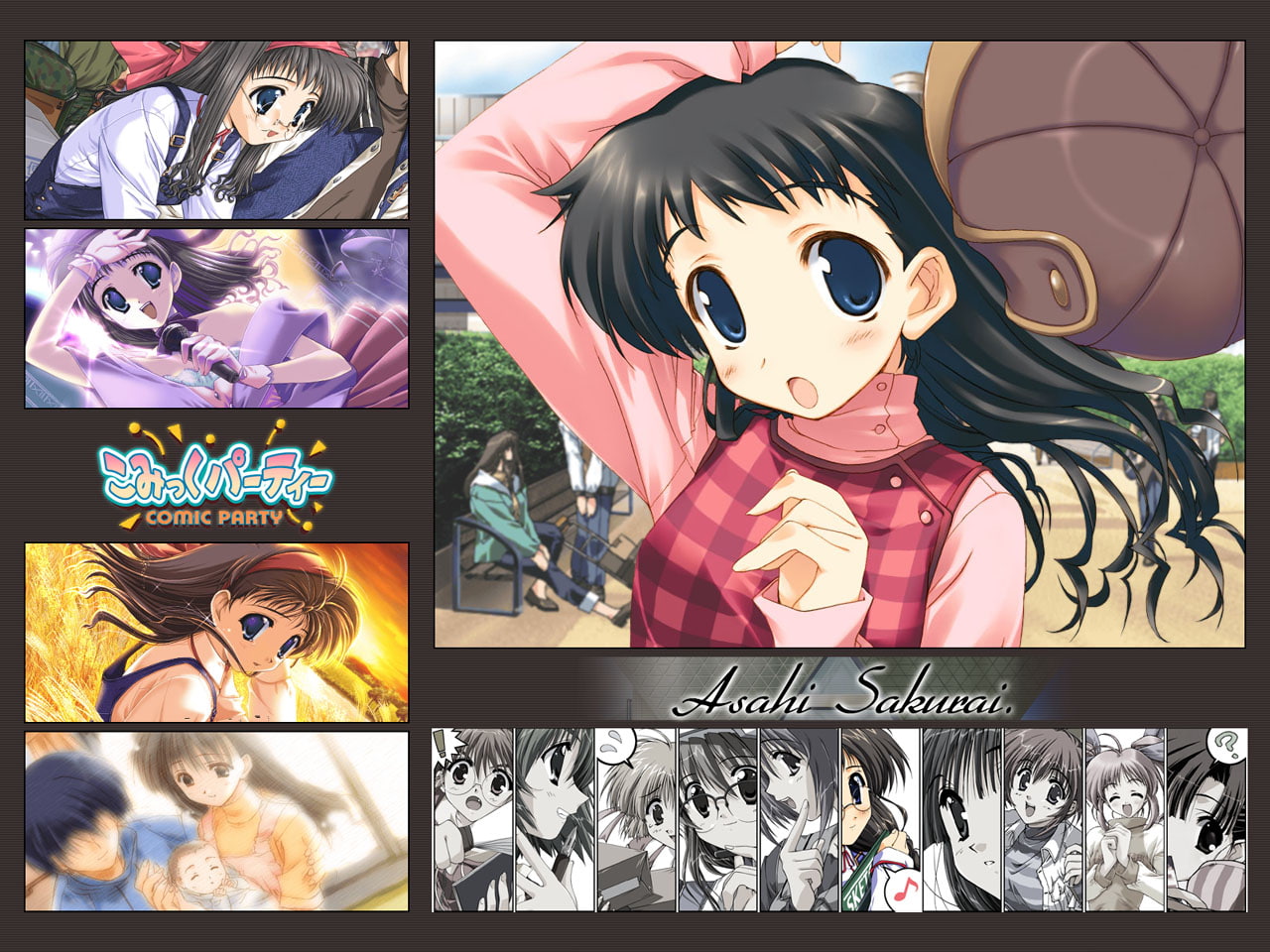 Anime, Sakurai Asahi, Comic Party, 720P, HD Wallpaper