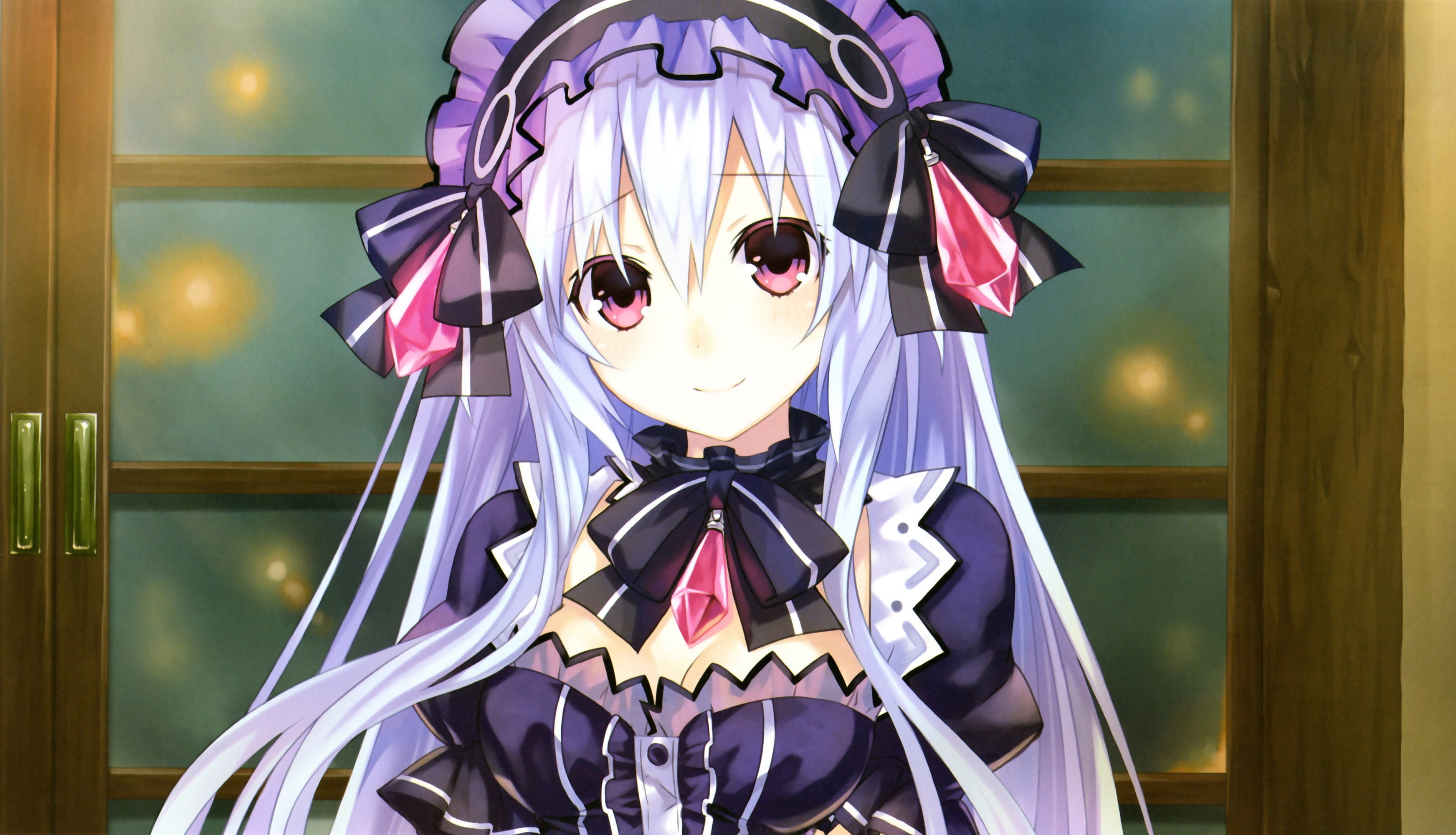 hair, indoors, toy, looking at camera, purple, fun, close-up, arts culture and entertainment, waist up, human face, beauty, fairy fencer f, adult, fantasy, HD Wallpaper