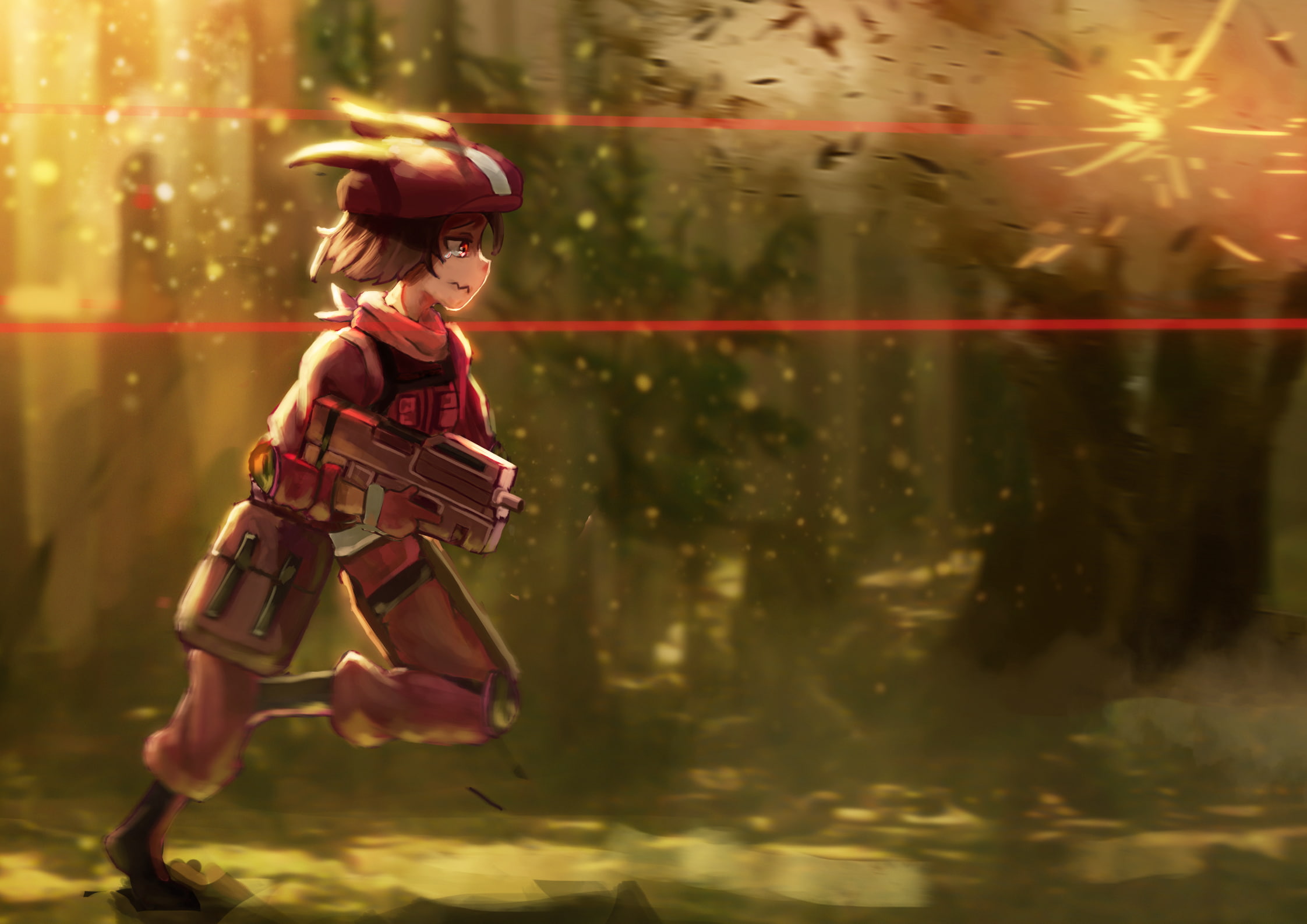 Karen Kohiruimaki, Sword Art Online Alternative: Gun Gale Online, Sword Art Online, LLENN (Sword Art Online), 1080P, HD Wallpaper