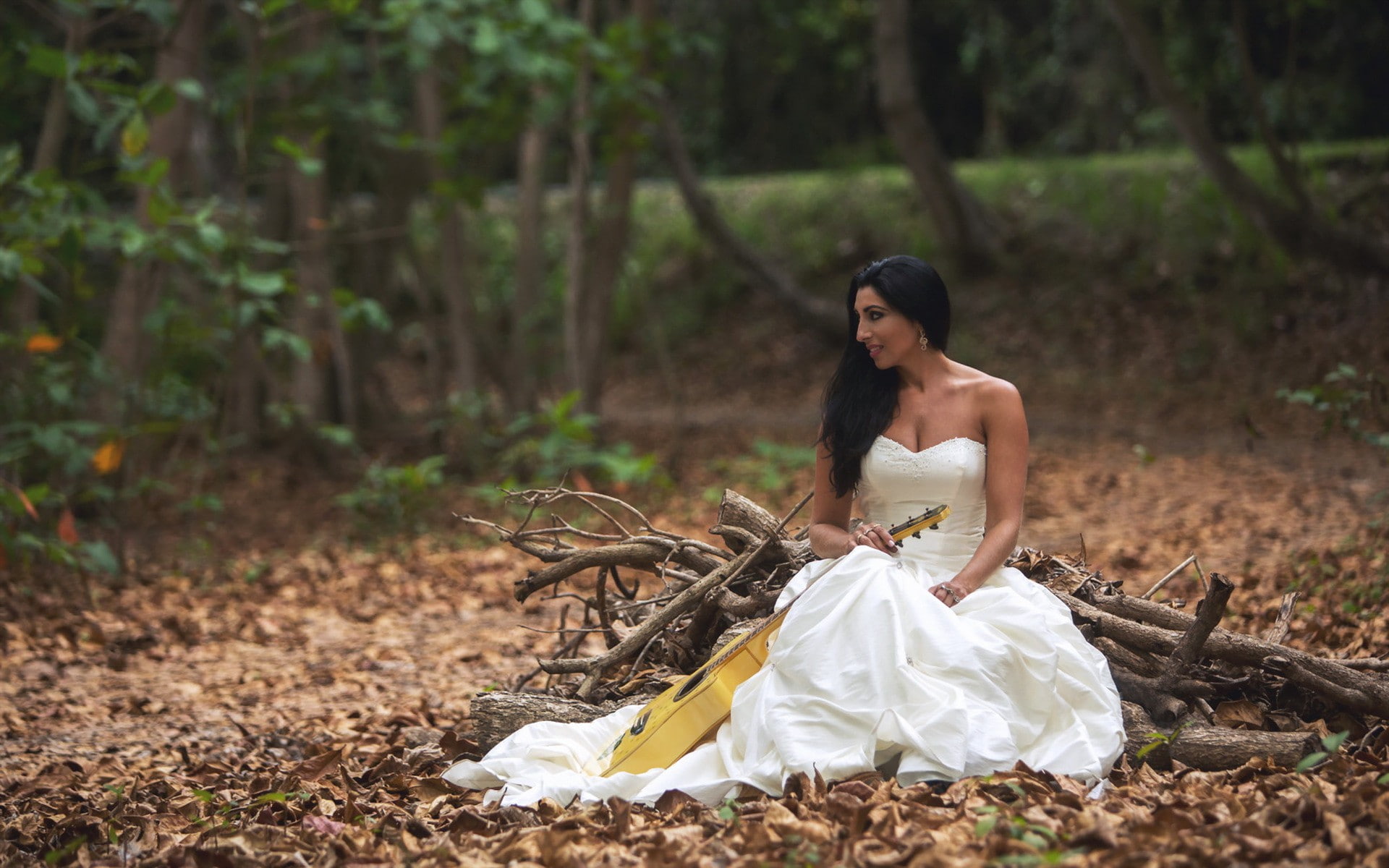 Best s, girl, s, Guitar, 1080P, Nature, HD Wallpaper