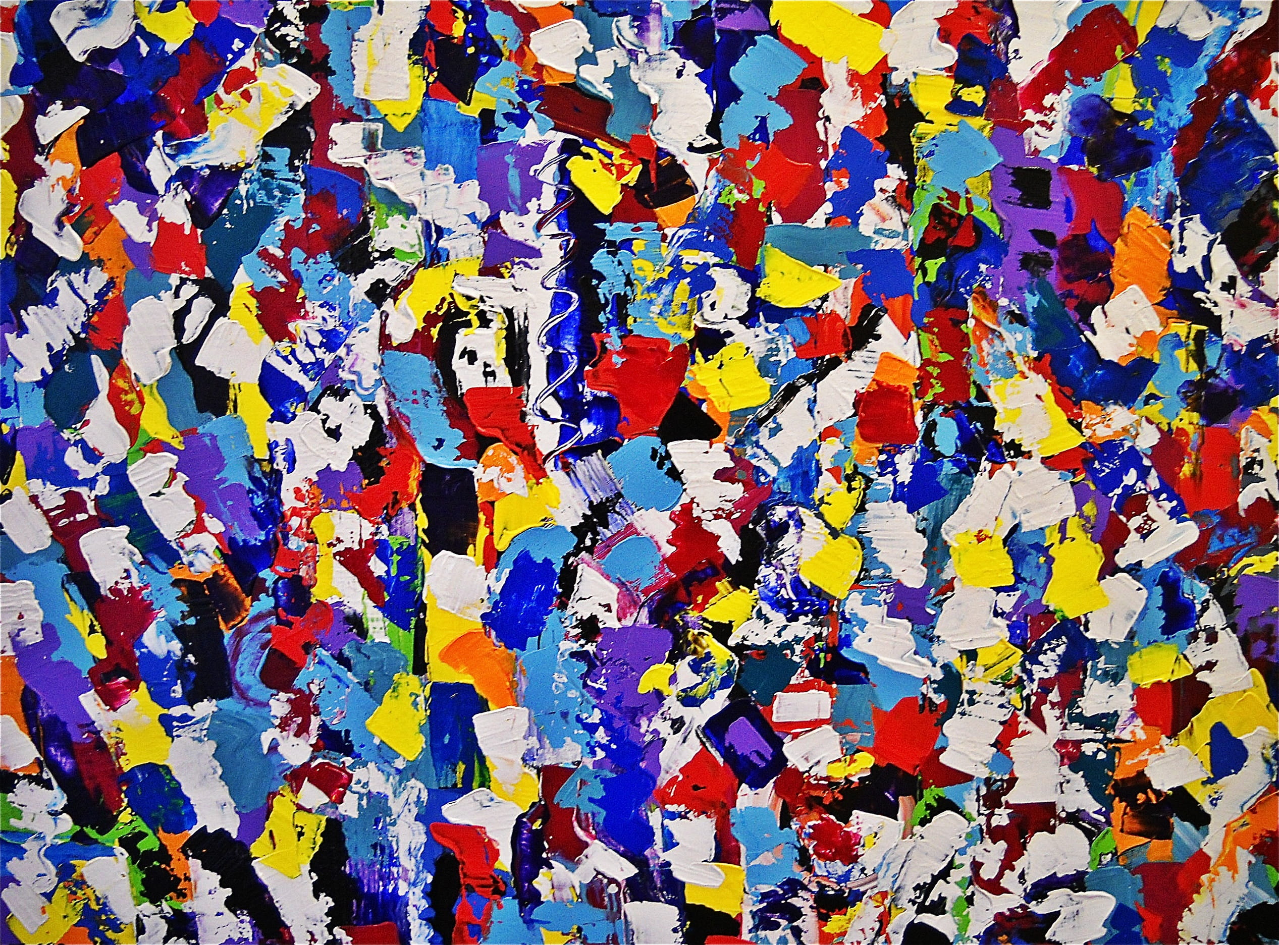 art, wall - building feature, variation, vibrant color, red, large group of objects, purple, abstract painting, yellow, multicolored, art and craft, day, HD Wallpaper