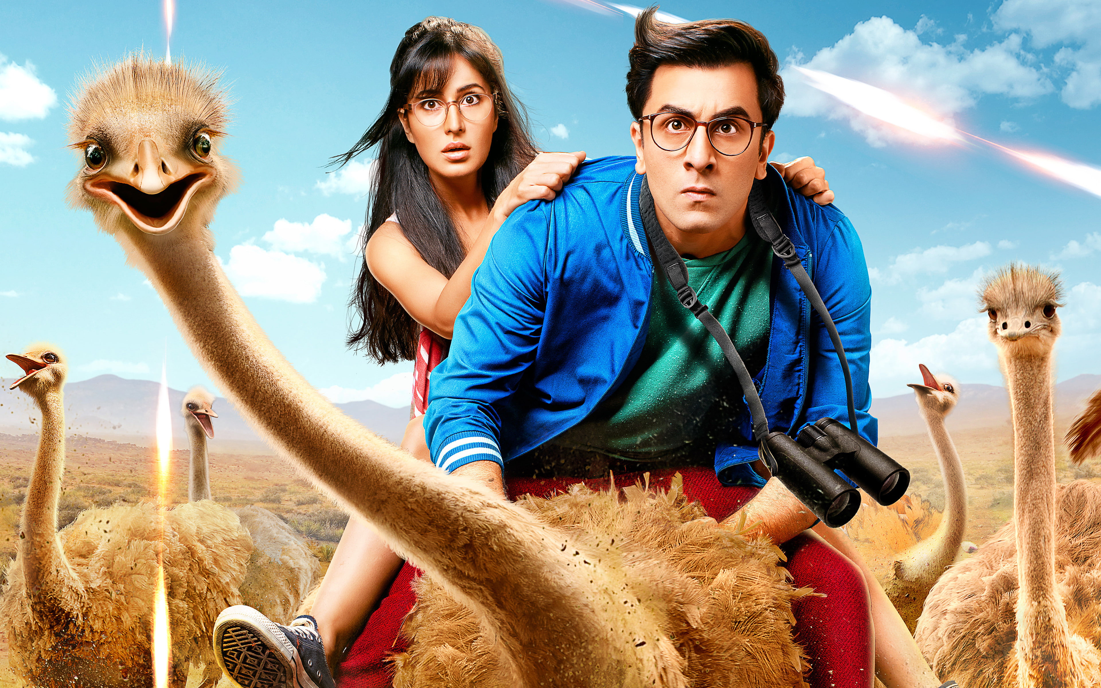 Jasoos, 4K, kapoor, Movies, indian, Katrina Kaif, Jagga, Ranbir, 4k, 2017, HD Wallpaper
