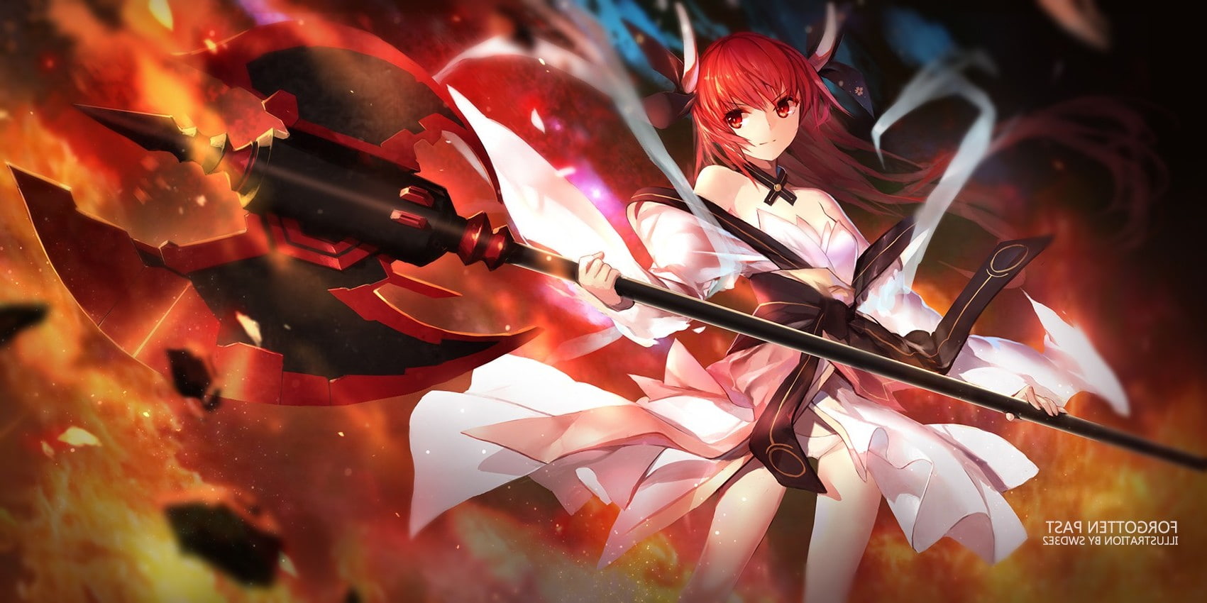 Date A Live, Itsuka Kotori, 720P, anime, Anime Girls, fire, HD Wallpaper