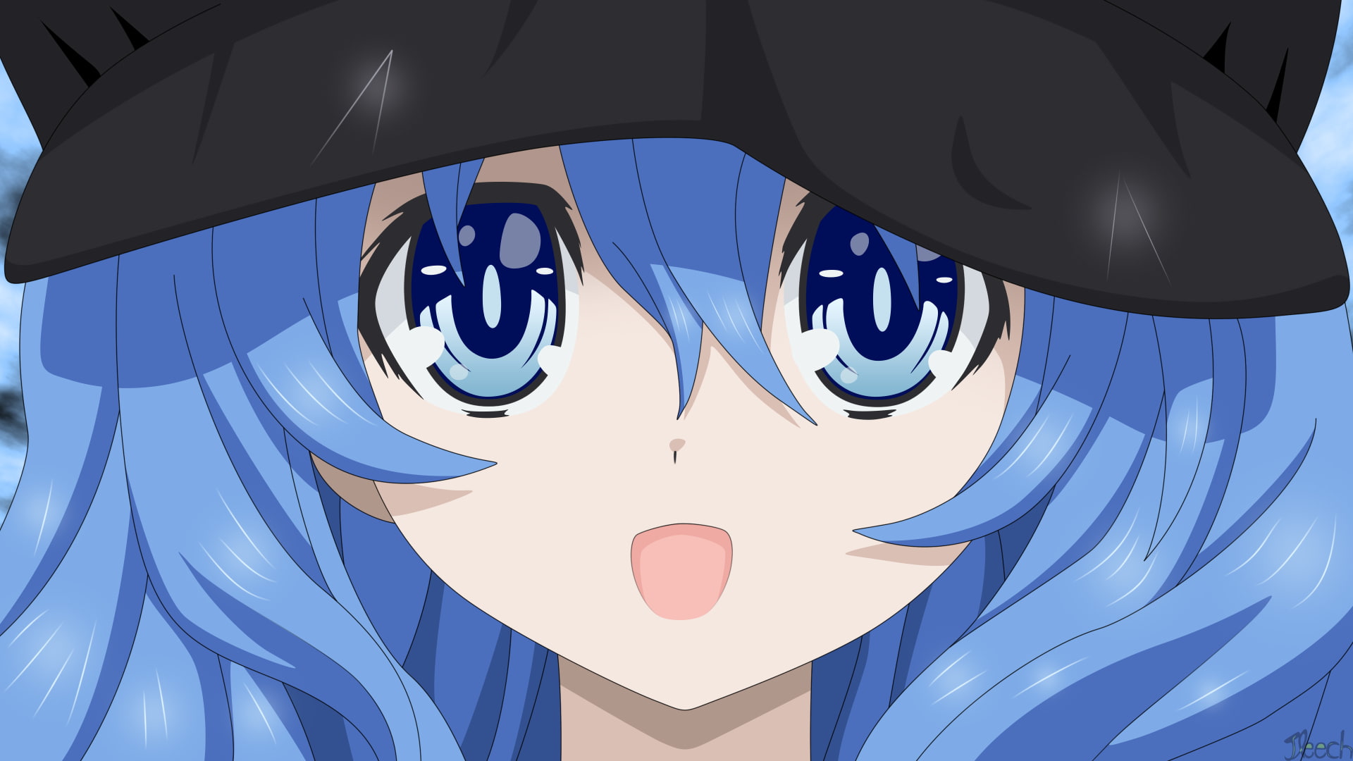 Blue Eyes, Anime, 1080P, Yoshino (Date A Live), Blue Hair, Date A Live, HD Wallpaper