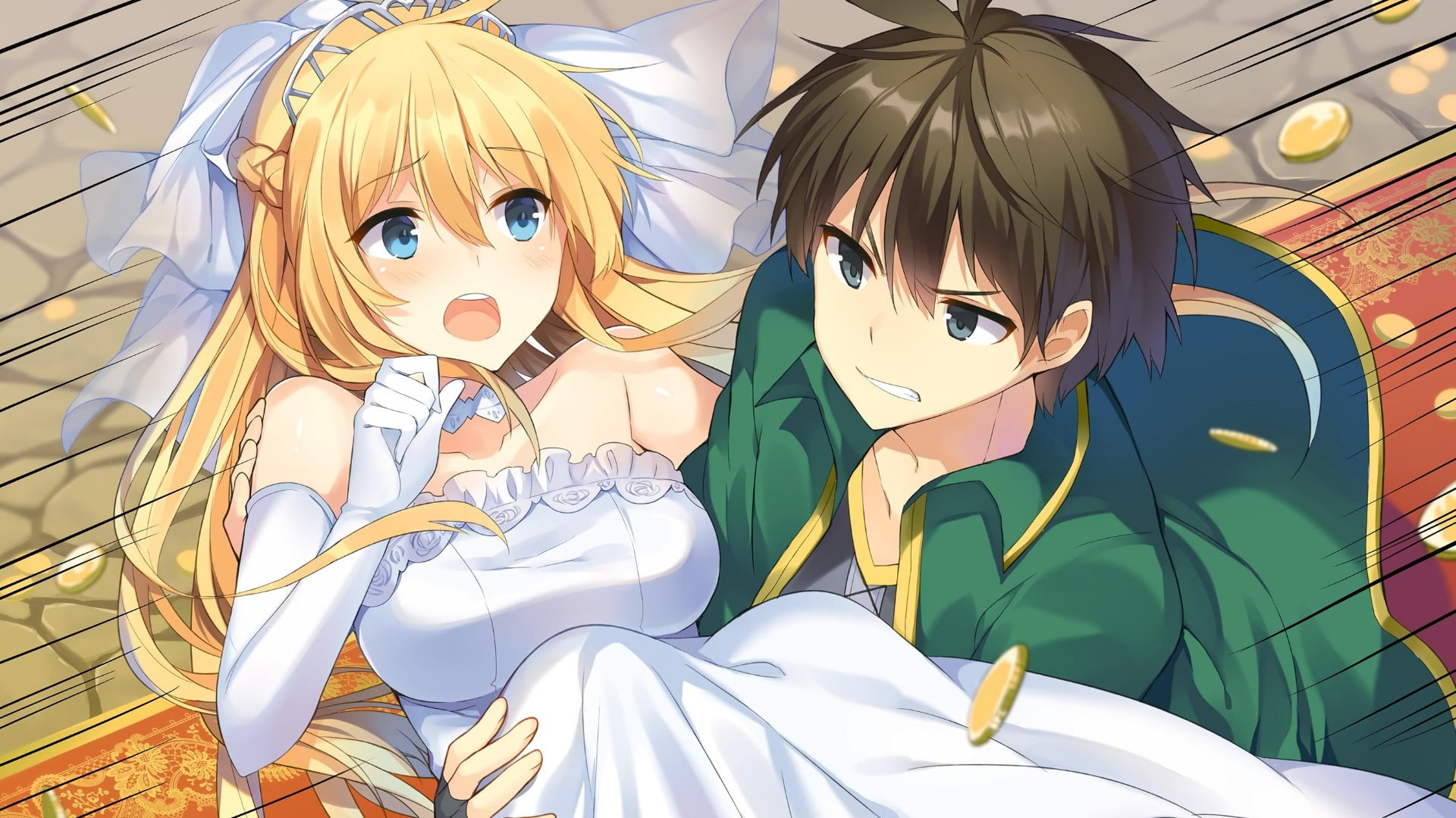 toy, two people, day, representation, close-up, human representation, people, 1080P, nature, real people, konosuba, indoors, female likeness, creativity, HD Wallpaper