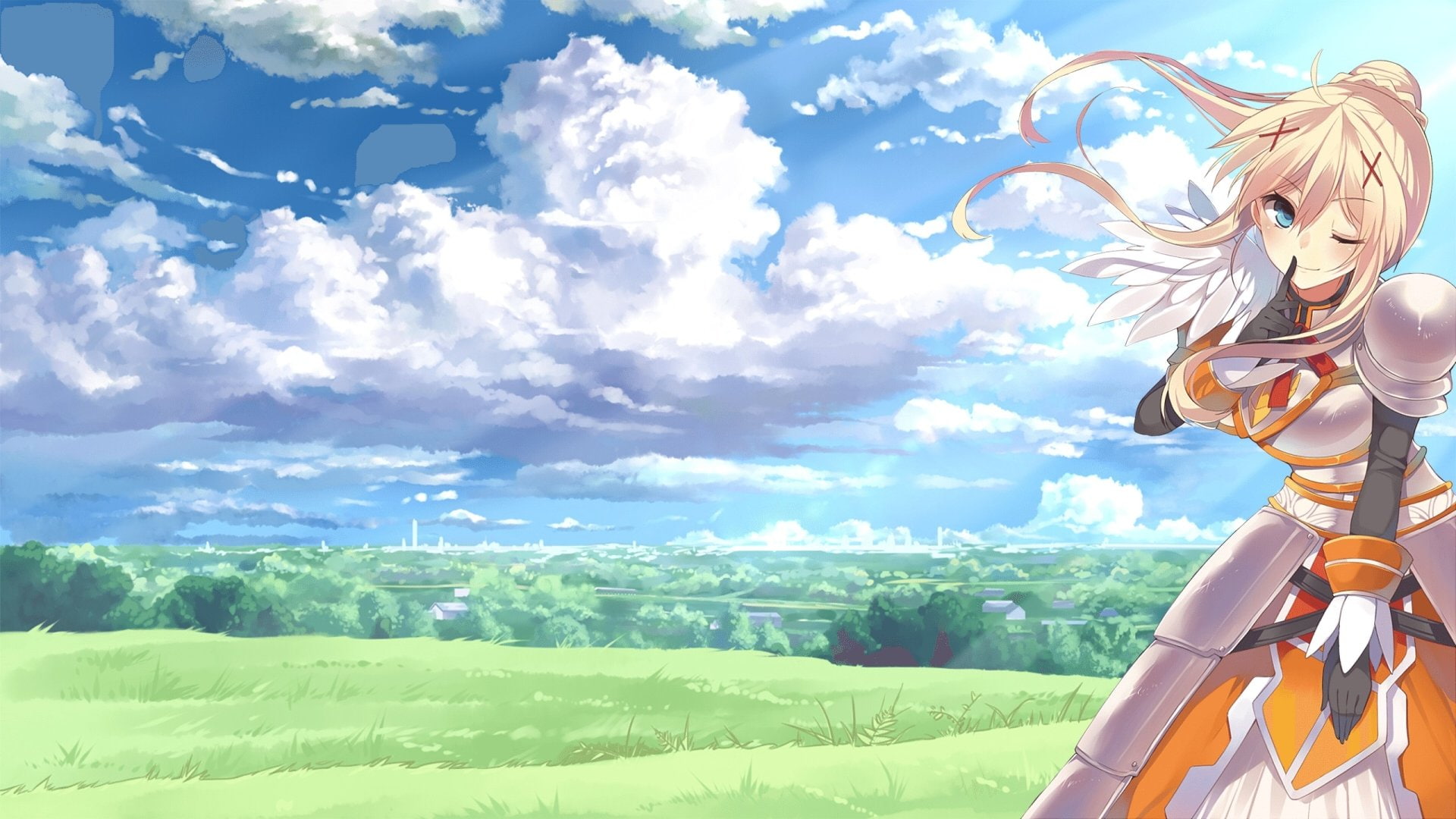 1080P, KonoSuba – God’s blessing on this wonderful world!!, Anime, Darkness (KonoSuba), HD Wallpaper