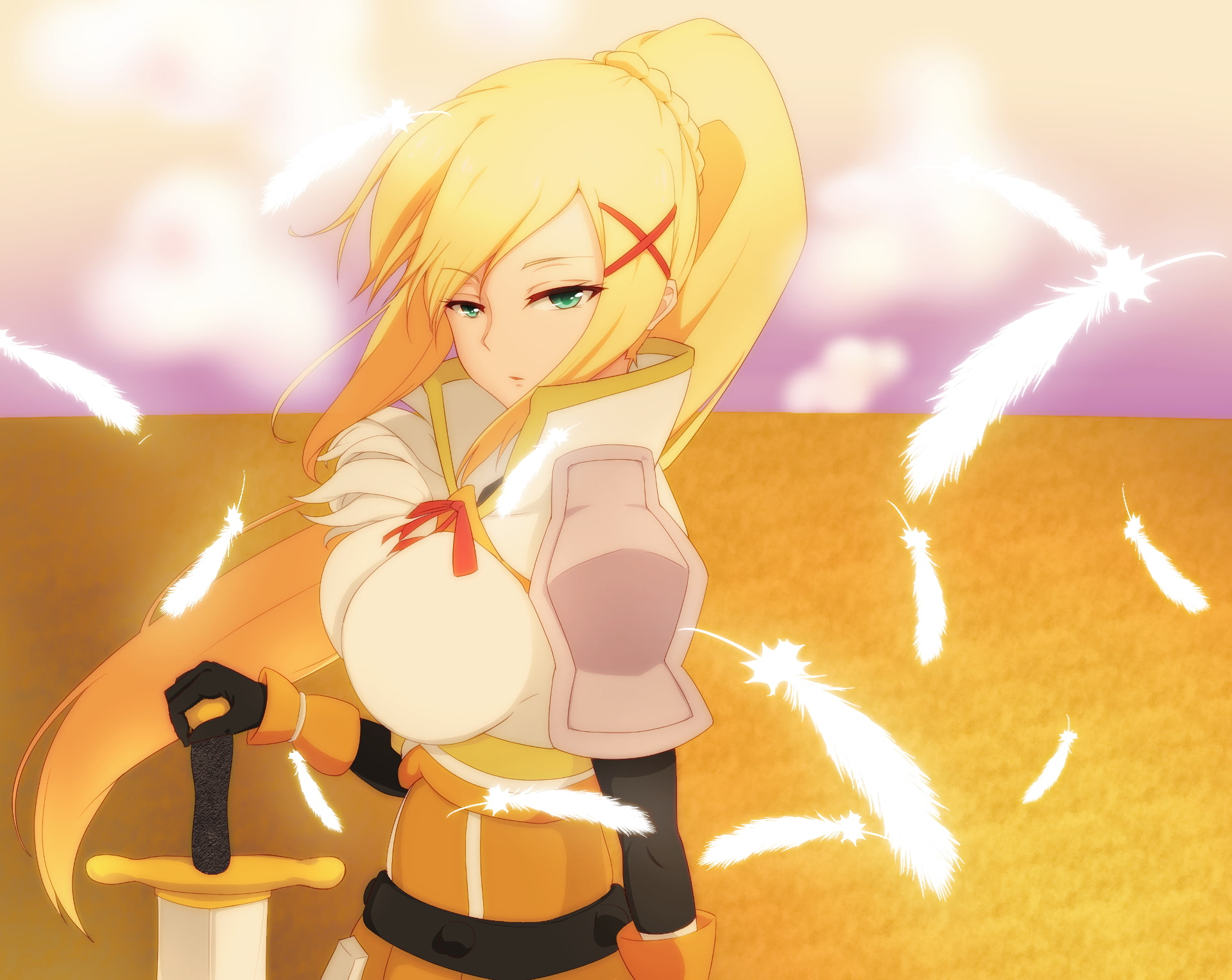 KonoSuba – God’s blessing on this wonderful world!!, KonoSuba, Darkness (KonoSuba), Anime, 1080P, HD Wallpaper