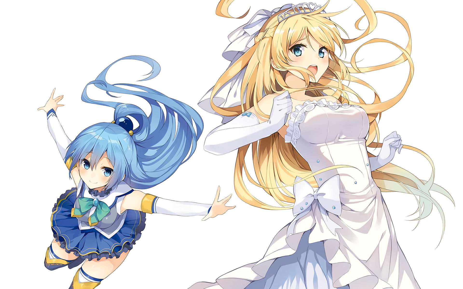 Anime, KonoSuba – God’s blessing on this wonderful world!!, KonoSuba, Darkness (KonoSuba), 1080P, Aqua (KonoSuba), HD Wallpaper