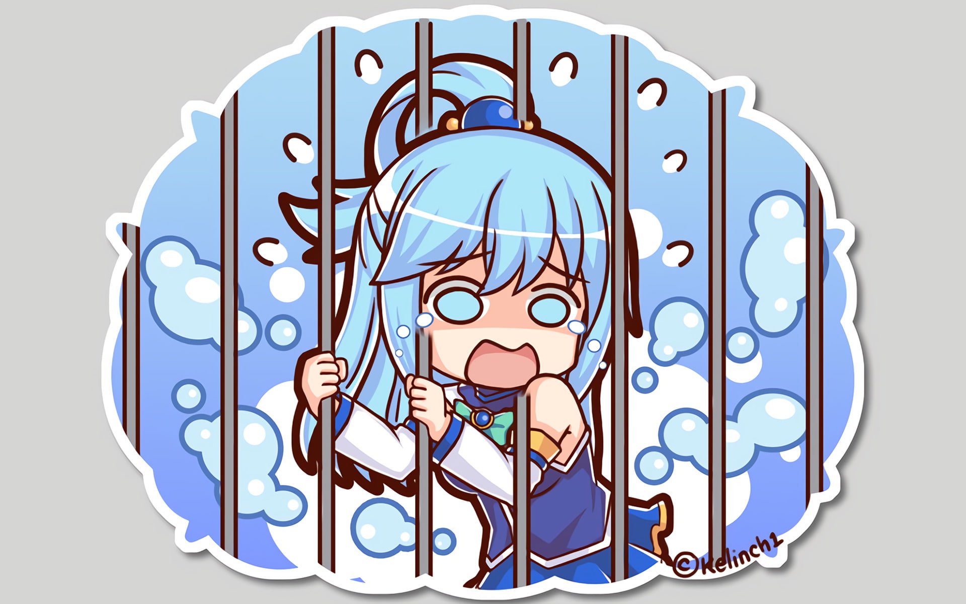 Aqua (KonoSuba), KonoSuba – God’s blessing on this wonderful world!!, 1080P, Anime, KonoSuba, HD Wallpaper