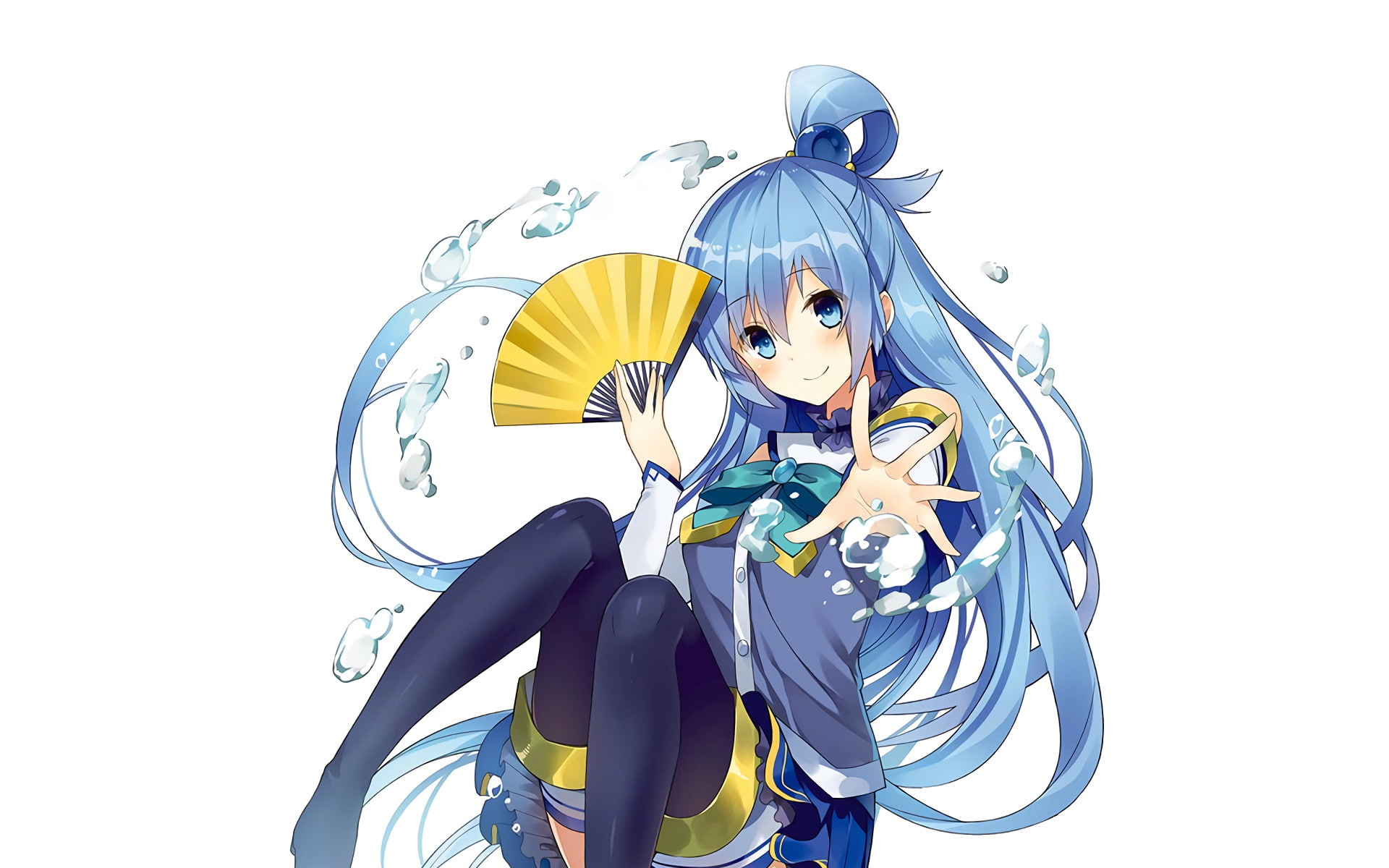 Aqua (KonoSuba), KonoSuba, KonoSuba – God’s blessing on this wonderful world!!, 1080P, Anime, HD Wallpaper