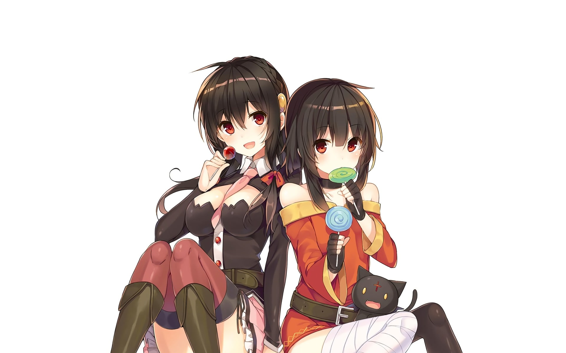 Megumin (KonoSuba), Anime, KonoSuba, KonoSuba – God’s blessing on this wonderful world!!, 1080P, Yunyun (KonoSuba), HD Wallpaper