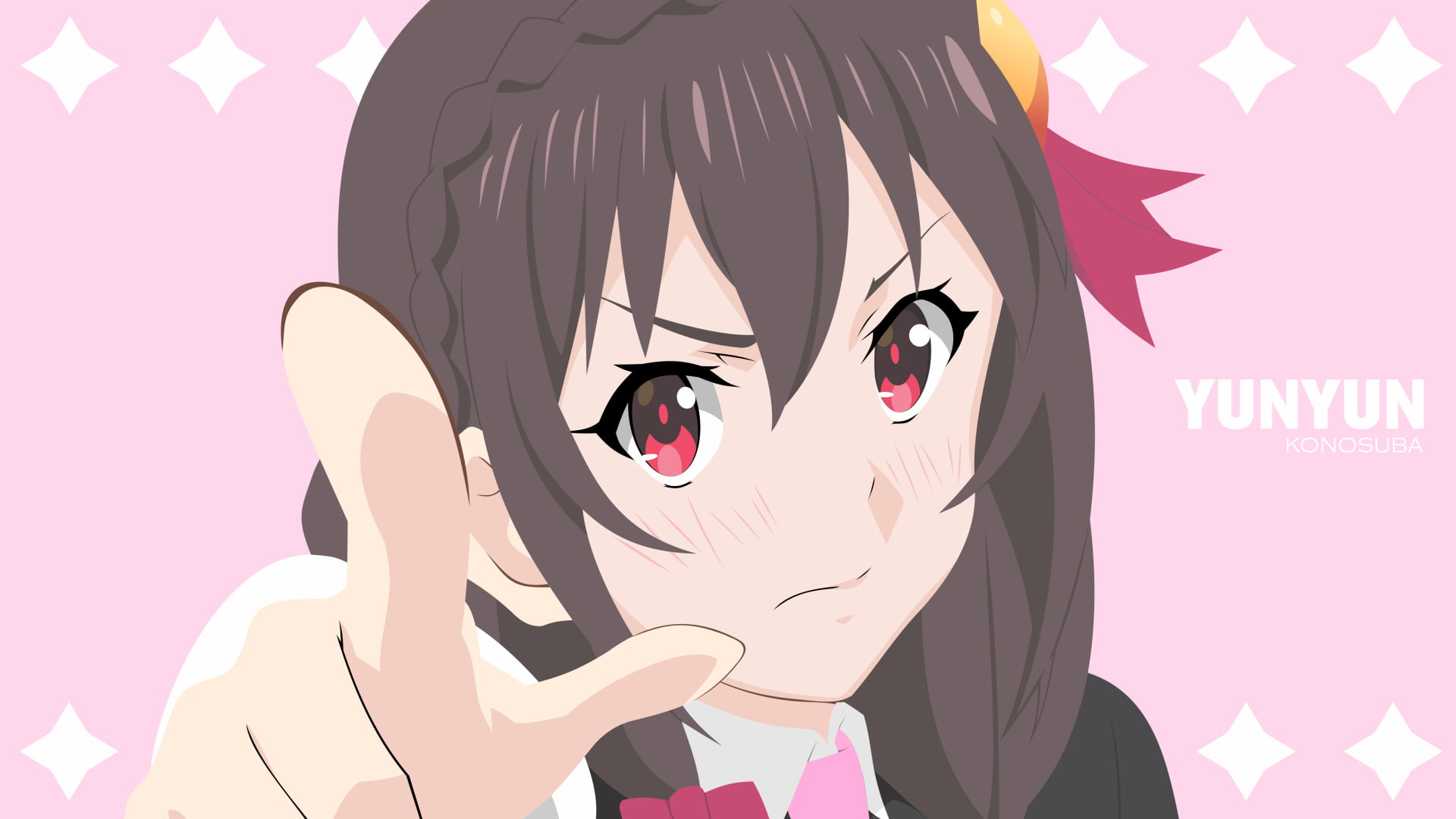 Yunyun (KonoSuba), Anime, 1080P, KonoSuba – God’s blessing on this wonderful world!!, HD Wallpaper