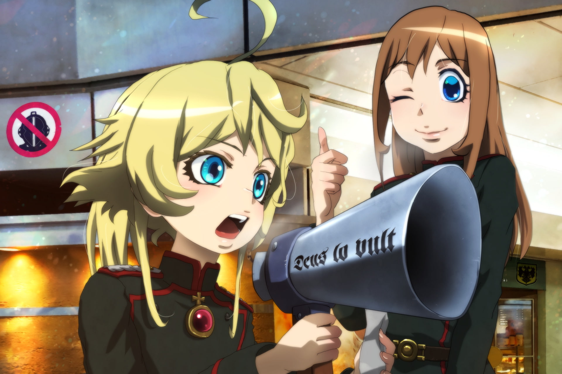 Tanya Degurechaff, 1080P, Viktoriya Ivanovna Serebryakov, Youjo Senki, Anime, HD Wallpaper
