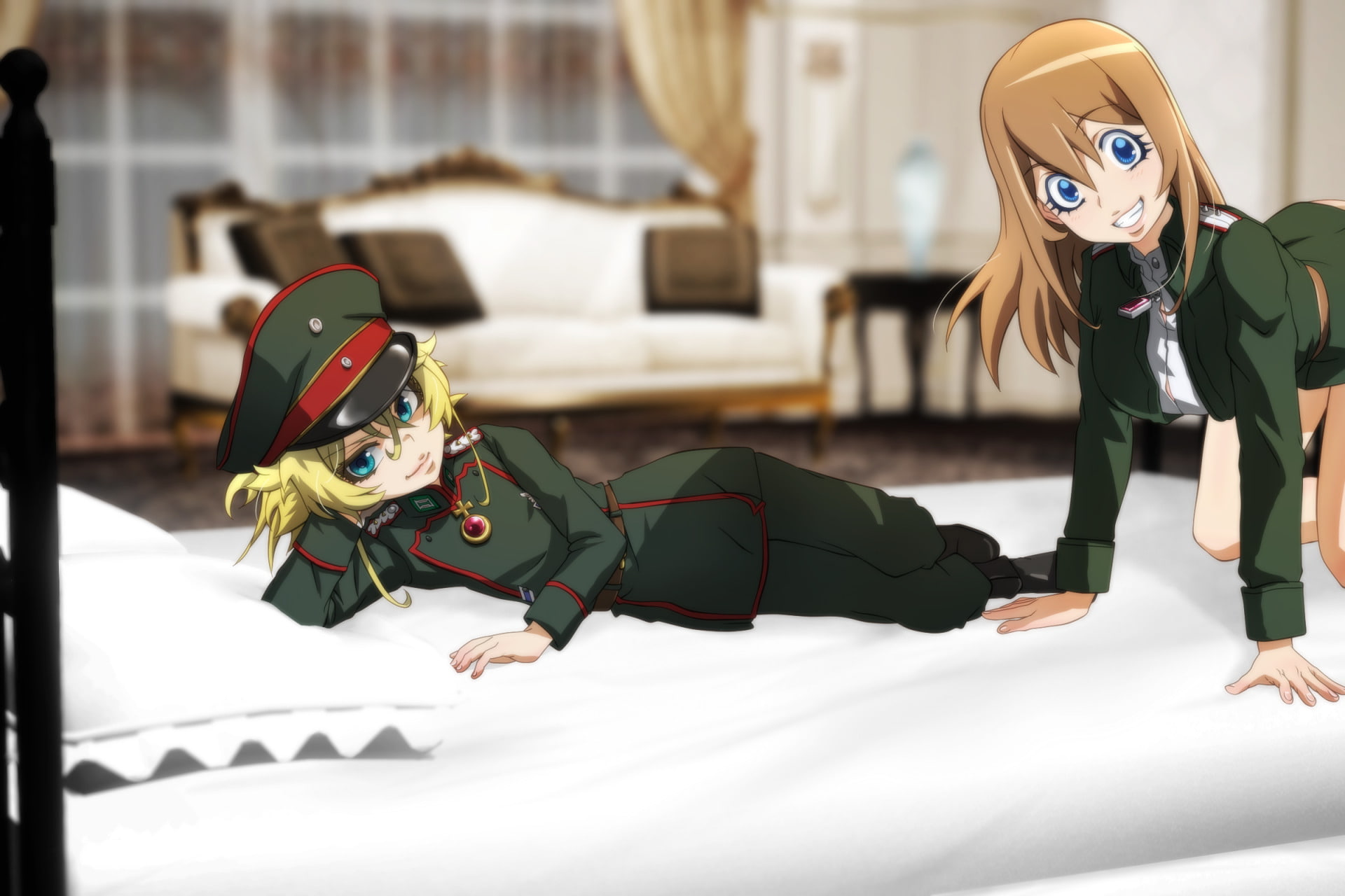 Anime, Viktoriya Ivanovna Serebryakov, Youjo Senki, 1080P, Tanya Degurechaff, HD Wallpaper