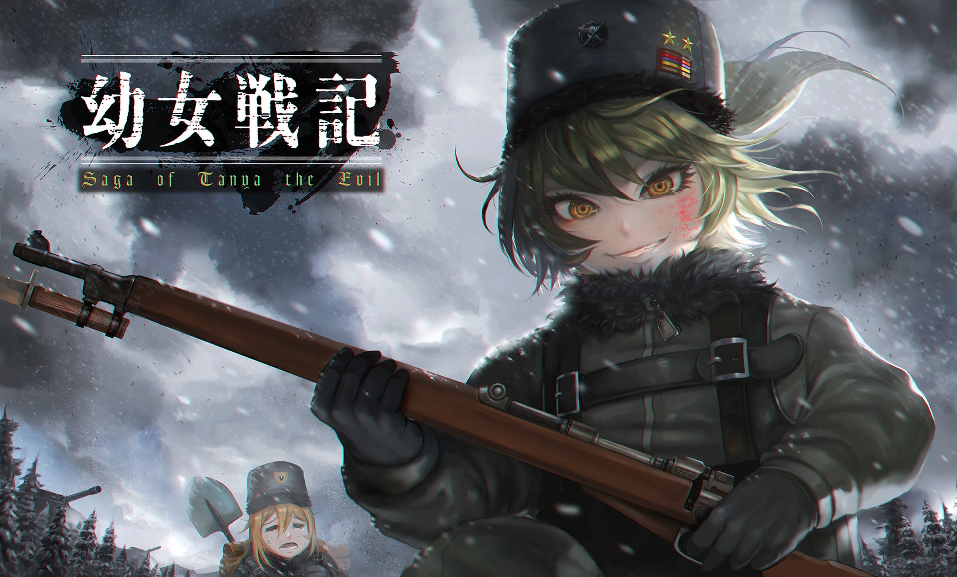 Anime, Tanya Degurechaff, 1080P, Viktoriya Ivanovna Serebryakov, Youjo Senki, HD Wallpaper