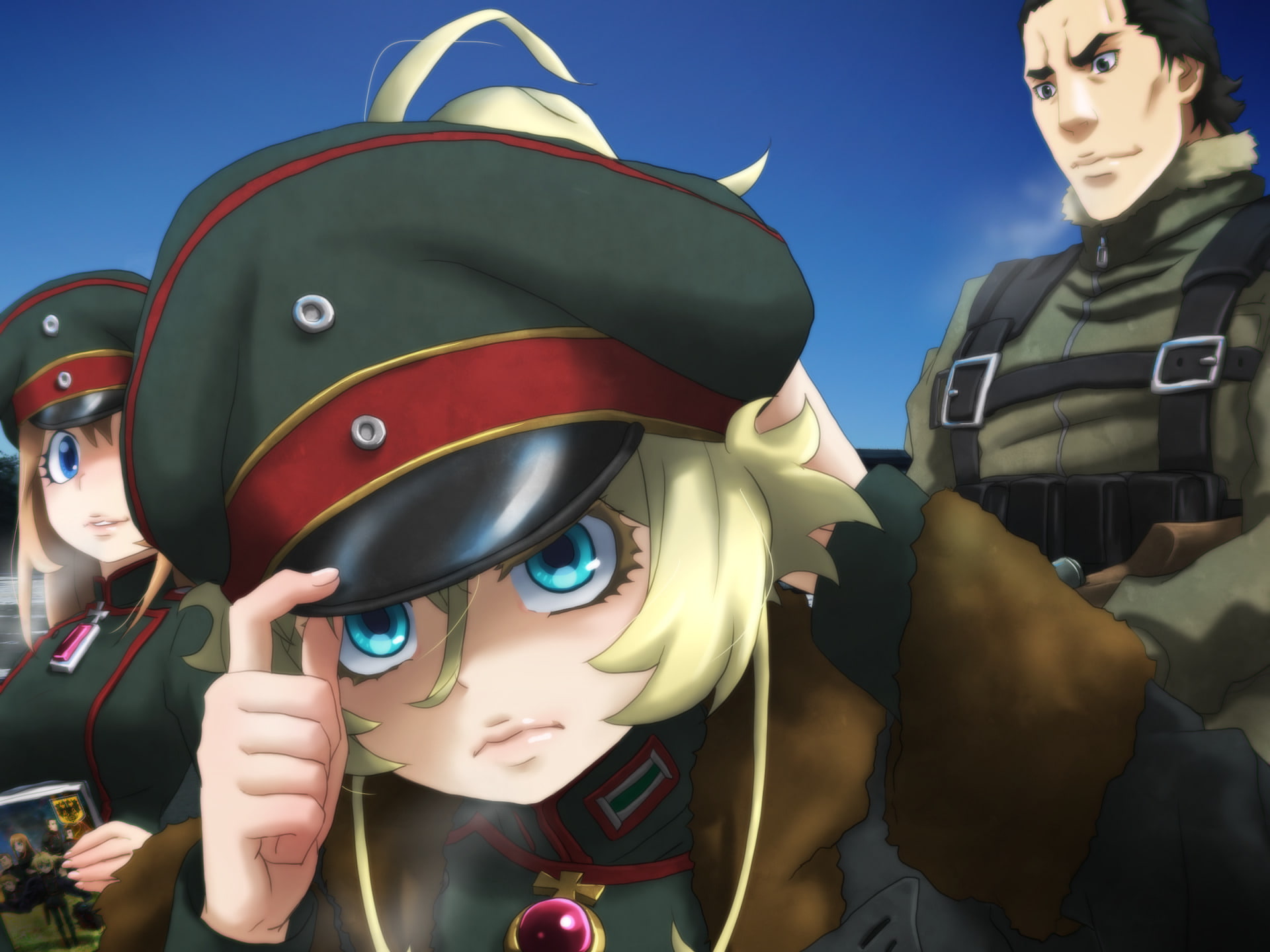 1080P, Youjo Senki, Anime, Viktoriya Ivanovna Serebryakov, Tanya Degurechaff, HD Wallpaper