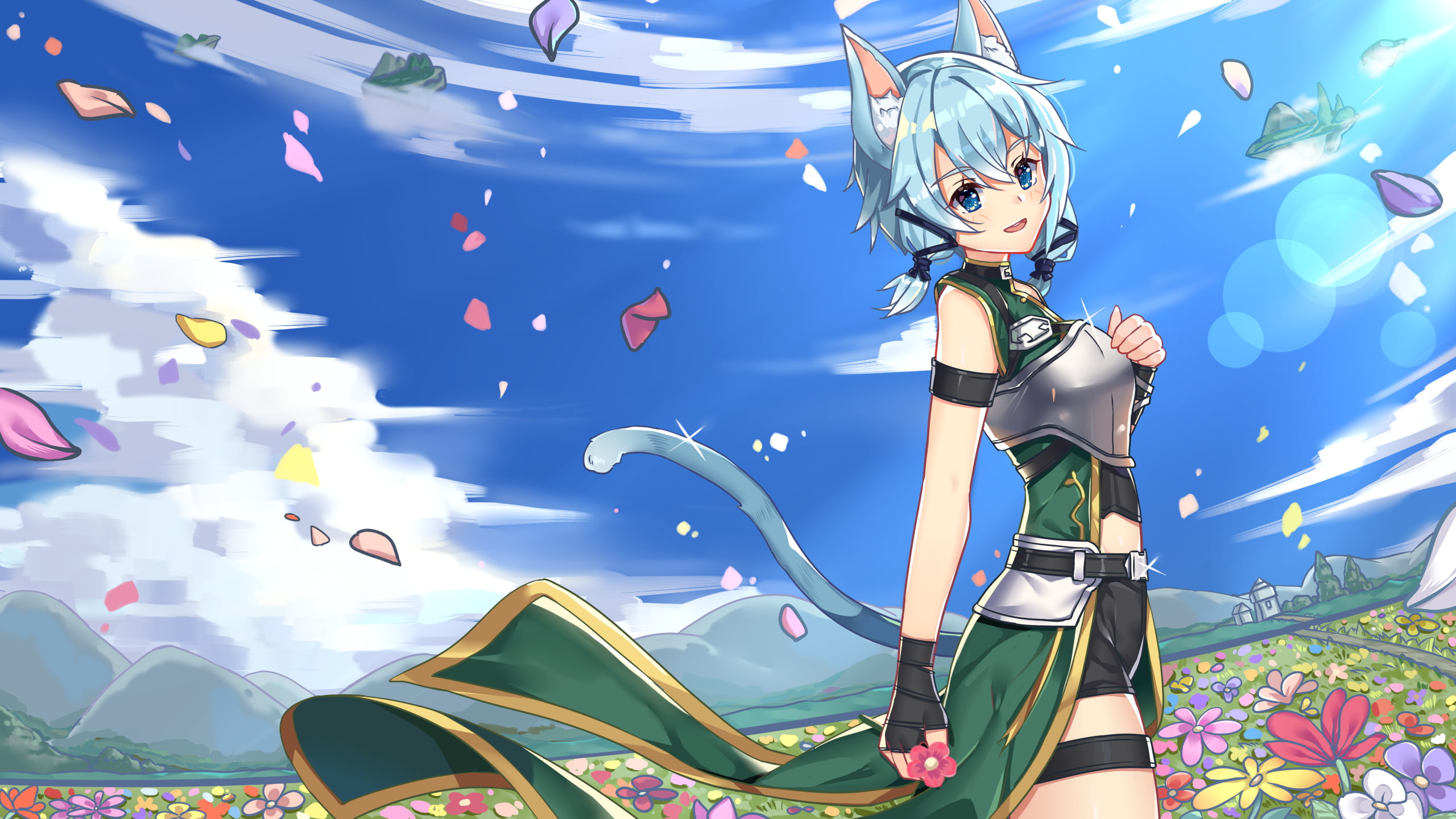 2K, Sword Art Online II, Shino Asada, Sword Art Online, Sinon (Sword Art Online), HD Wallpaper