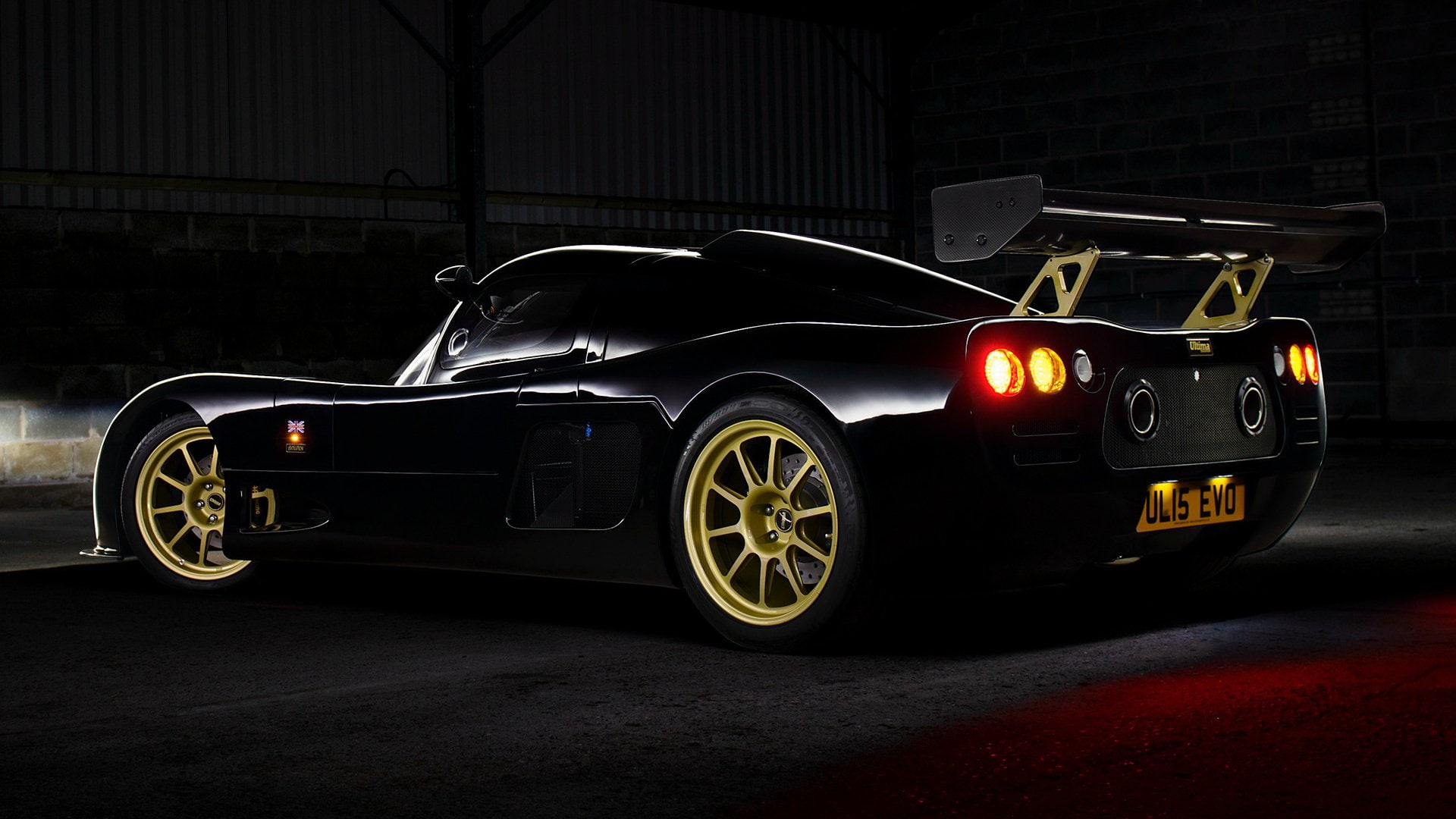 1080P, Coupé, Sport Car, Car, Ultima Sports, Ultima Evolution, Black Car, Supercar, HD Wallpaper