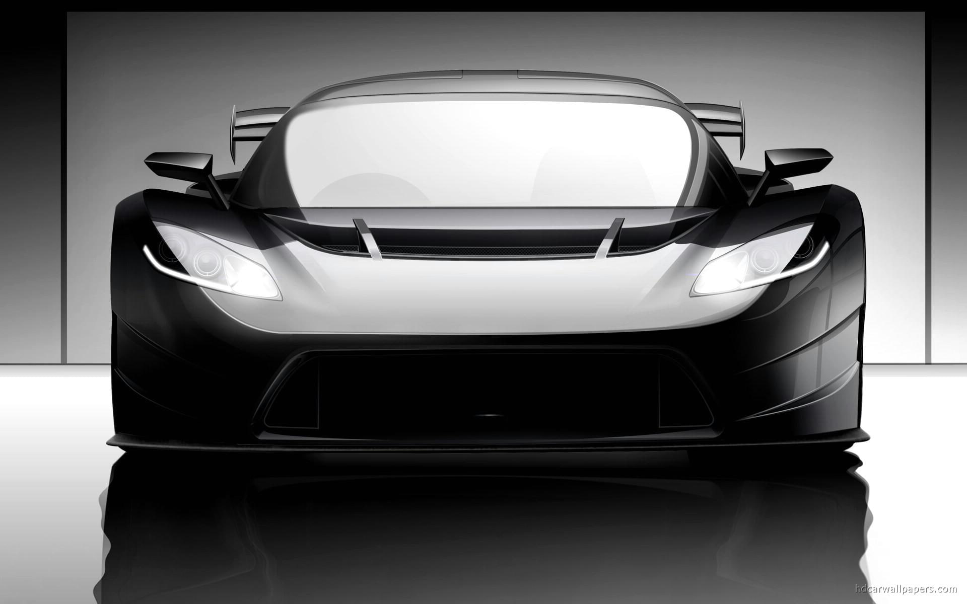 supercar, ultima, rz, cars, concept, black, 1080P, matte, other cars, racerxdesign, HD Wallpaper
