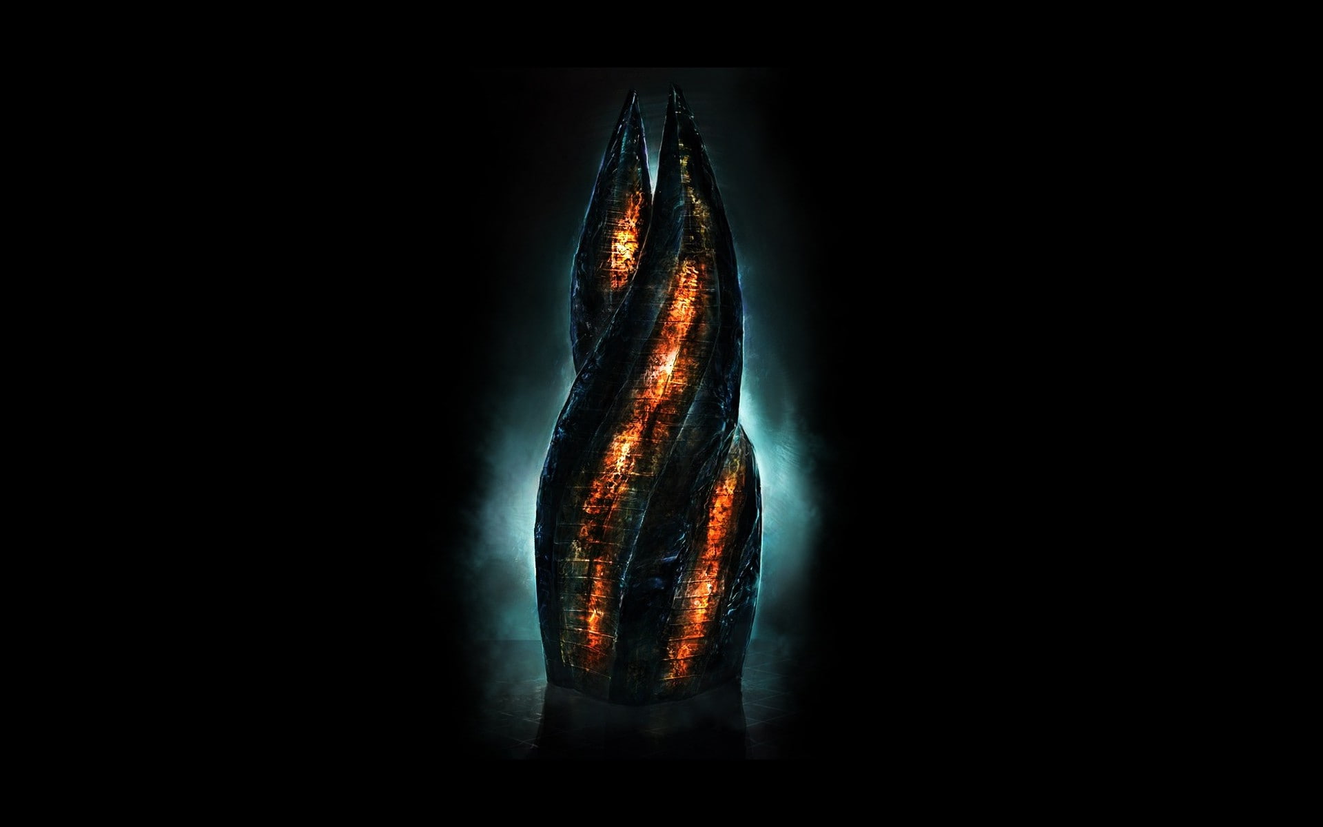 dark, food and drink, food, water, studio shot, seafood, sea, illuminated, nature, full length, animal themes, Dead Space, indoors, black background, Marker, HD Wallpaper
