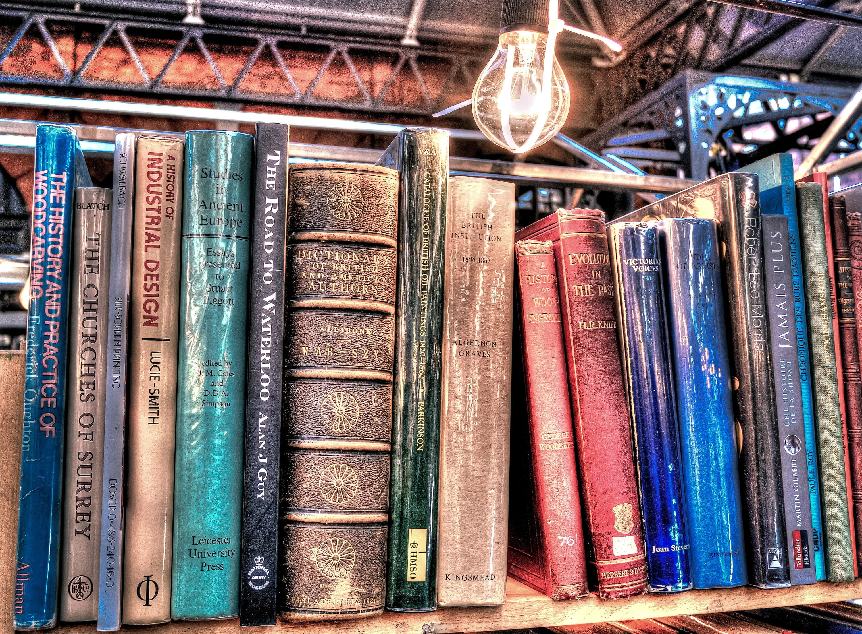 book stack, no people, publication, close-up, 2K, book, literature, study, indoors, collection, education, knowledge, focus on foreground, still life, HD Wallpaper