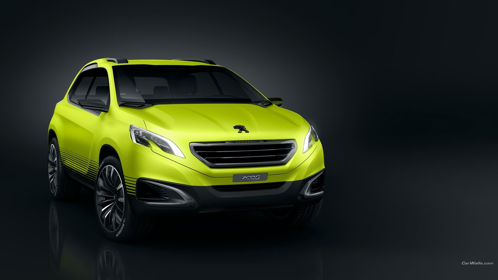 black, peugeot 2008, black background, background, car, 1080P, peugeot, HD Wallpaper