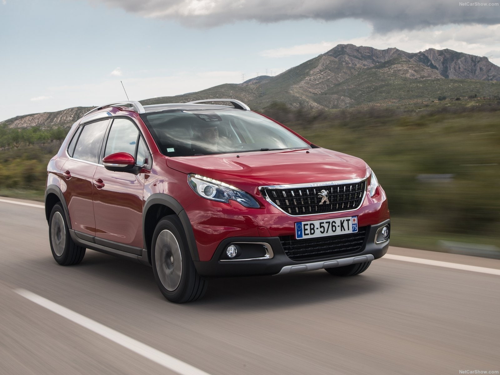 peugeot, 2008, 720P, 2016, cars, red, HD Wallpaper