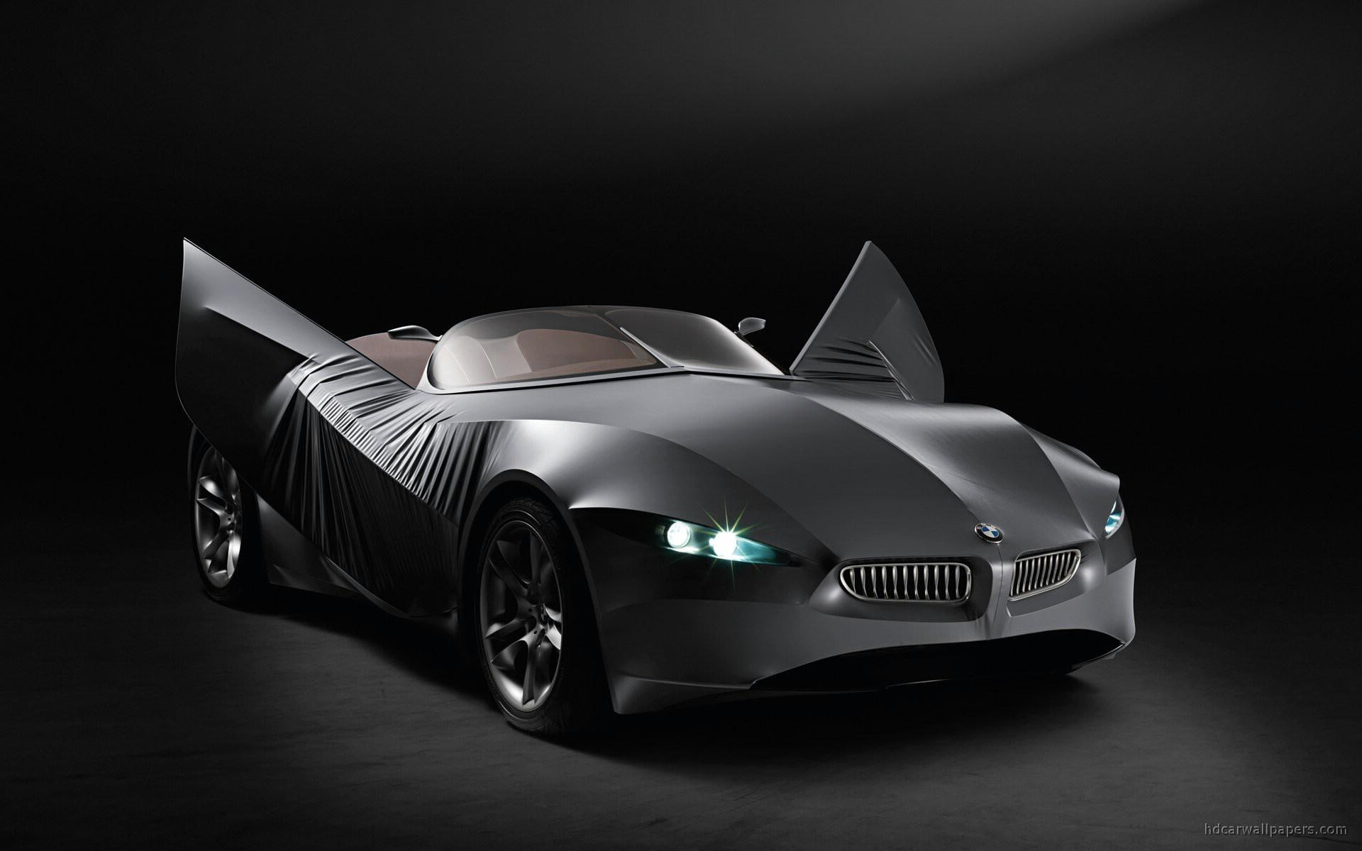 2009, gina, cars, 1080P, bmw, sports, black, concept, coupe, HD Wallpaper