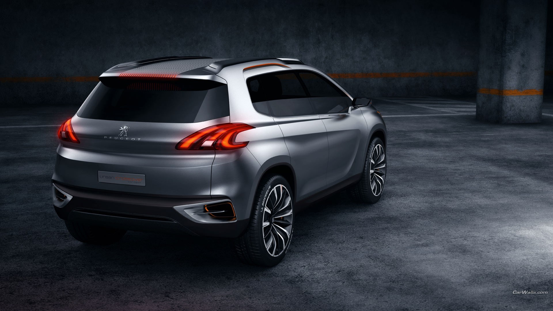 Peugeot Urban Crossover, 1080P, concept cars, car, HD Wallpaper