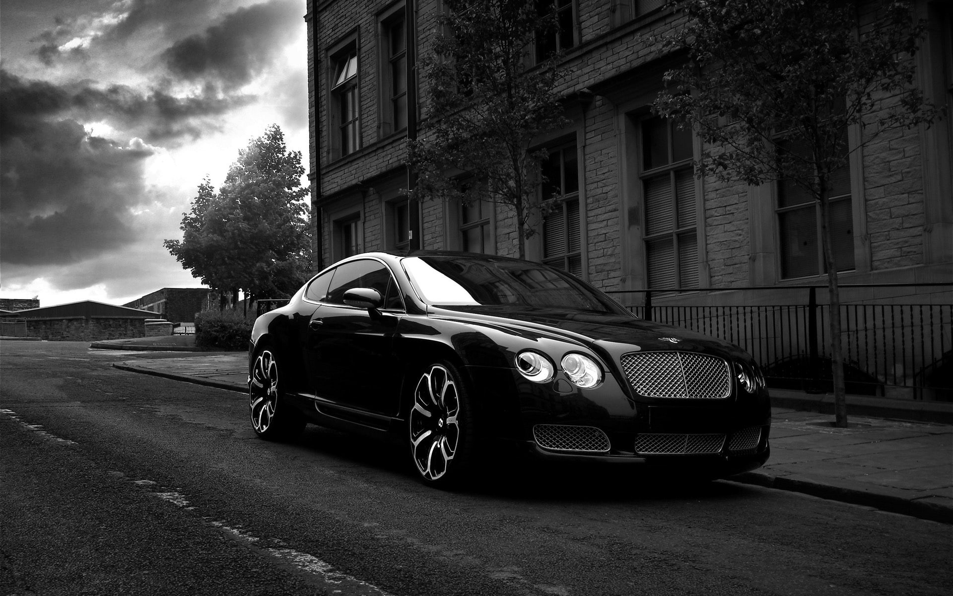 edition, bentley, 1080P, gts, black, project, coupe, kahn, Bentley GTS, HD Wallpaper