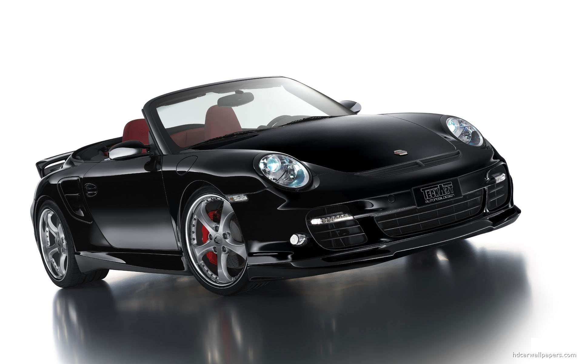 cabriolet, 2008, techart, porsche, 1080P, HD Wallpaper