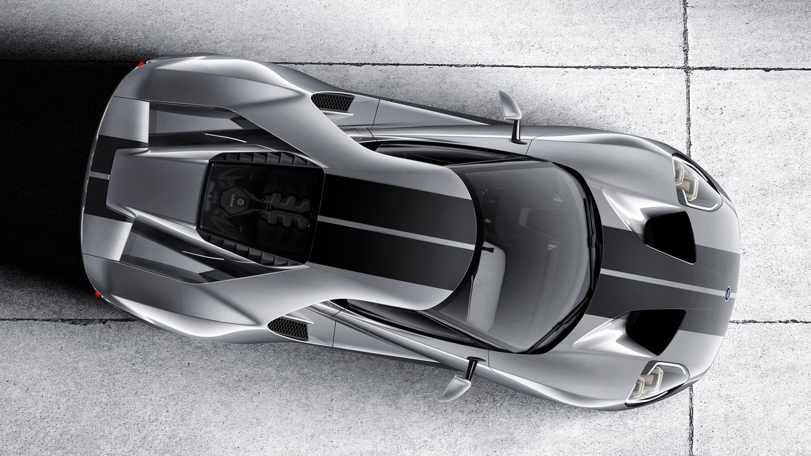 flooring, single object, architecture, Ford GT, still life, indoors, technology, day, safety, transportation, tile, modern, 720P, car, equipment, black color, HD Wallpaper